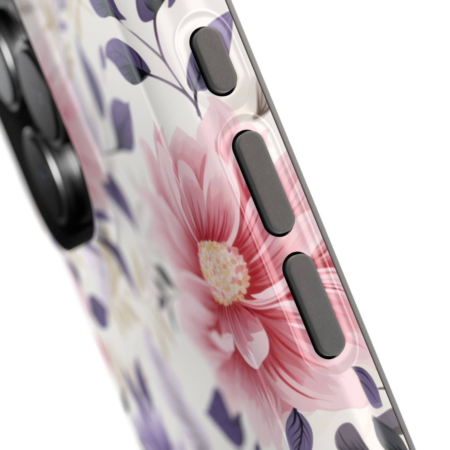 Elegant Vintage Floral Phone Case – MagSafe Compatible for iPhone & Samsung Galaxy