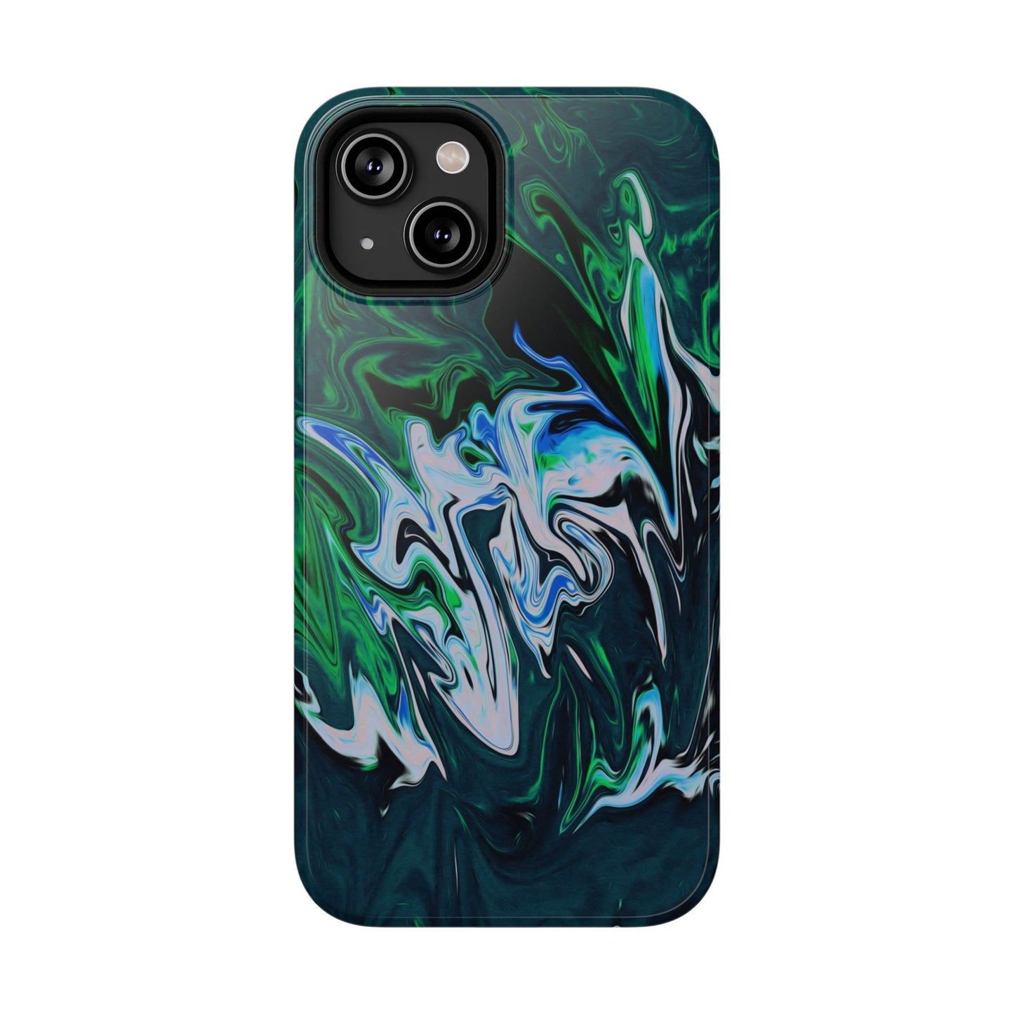 Prismatic Holographic Swirl Phone Case – MagSafe Compatible for iPhone & Samsung Galaxy