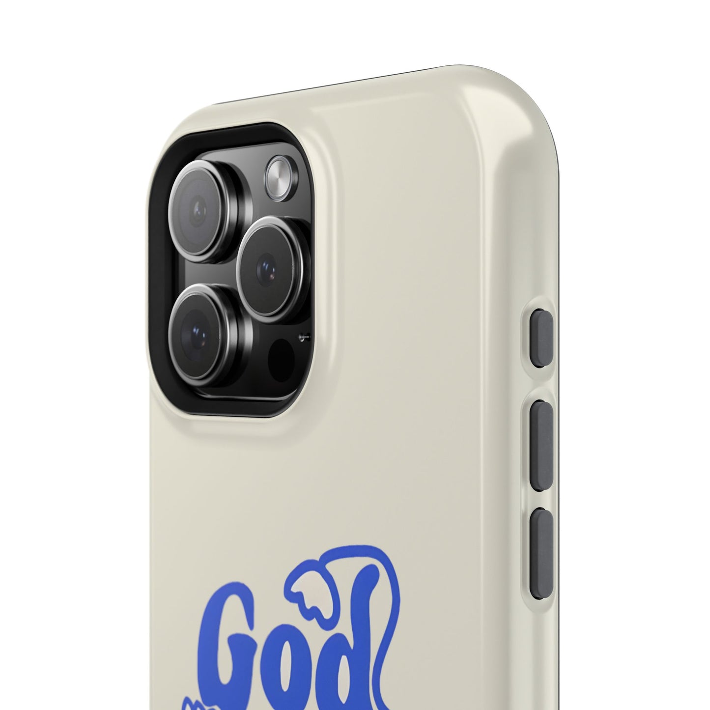 Floral Faith "God Is Good" Phone Case – MagSafe Compatible for iPhone & Samsung Galaxy
