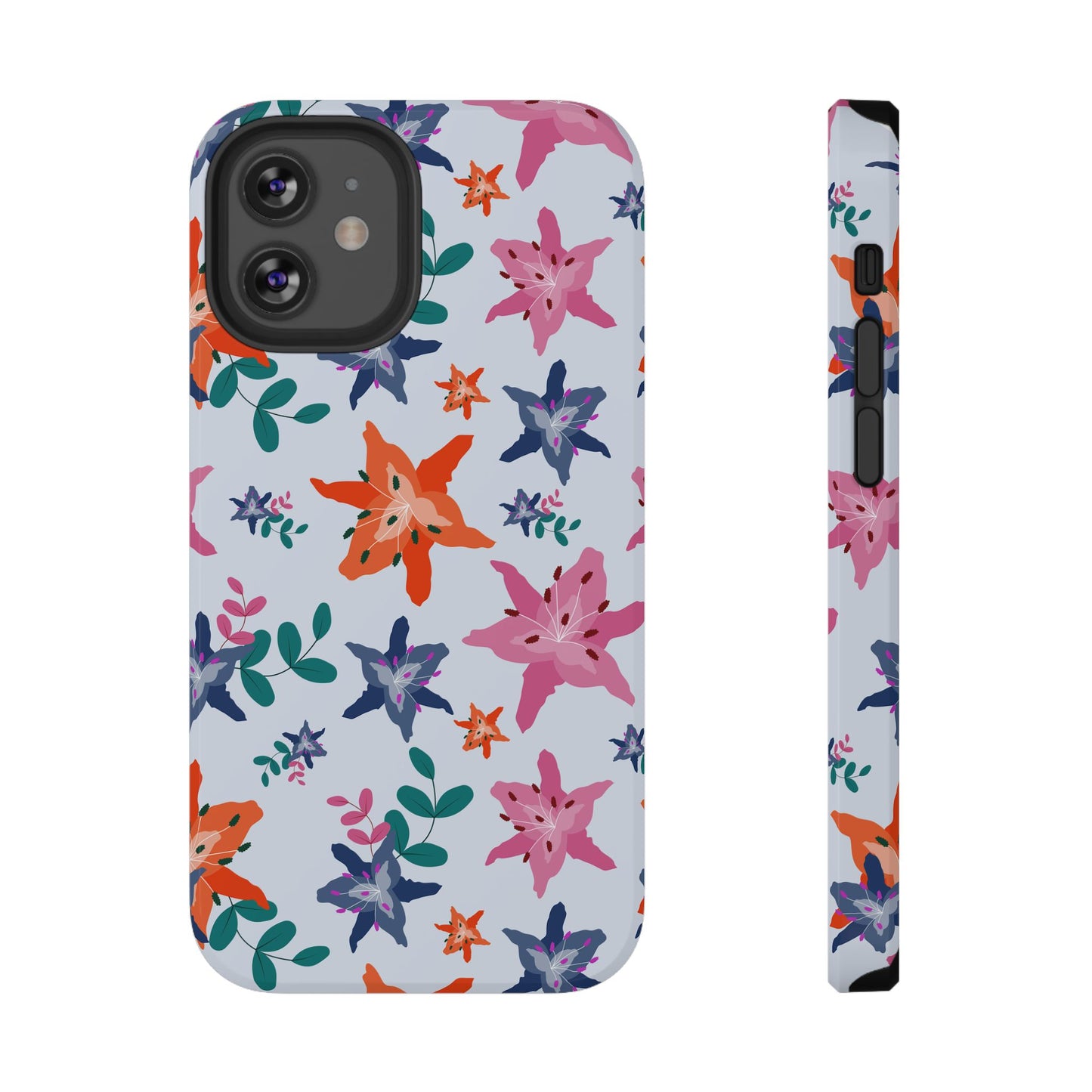 Watercolor Lily Garden Phone Case – MagSafe Compatible for iPhone & Samsung Galaxy