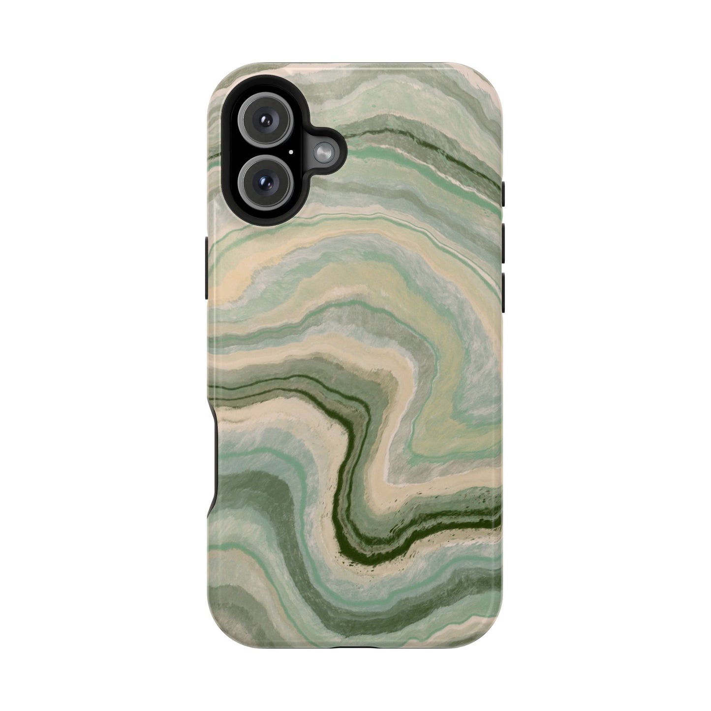 Earthy Agate Stone Phone Case – MagSafe Compatible for iPhone & Samsung Galaxy