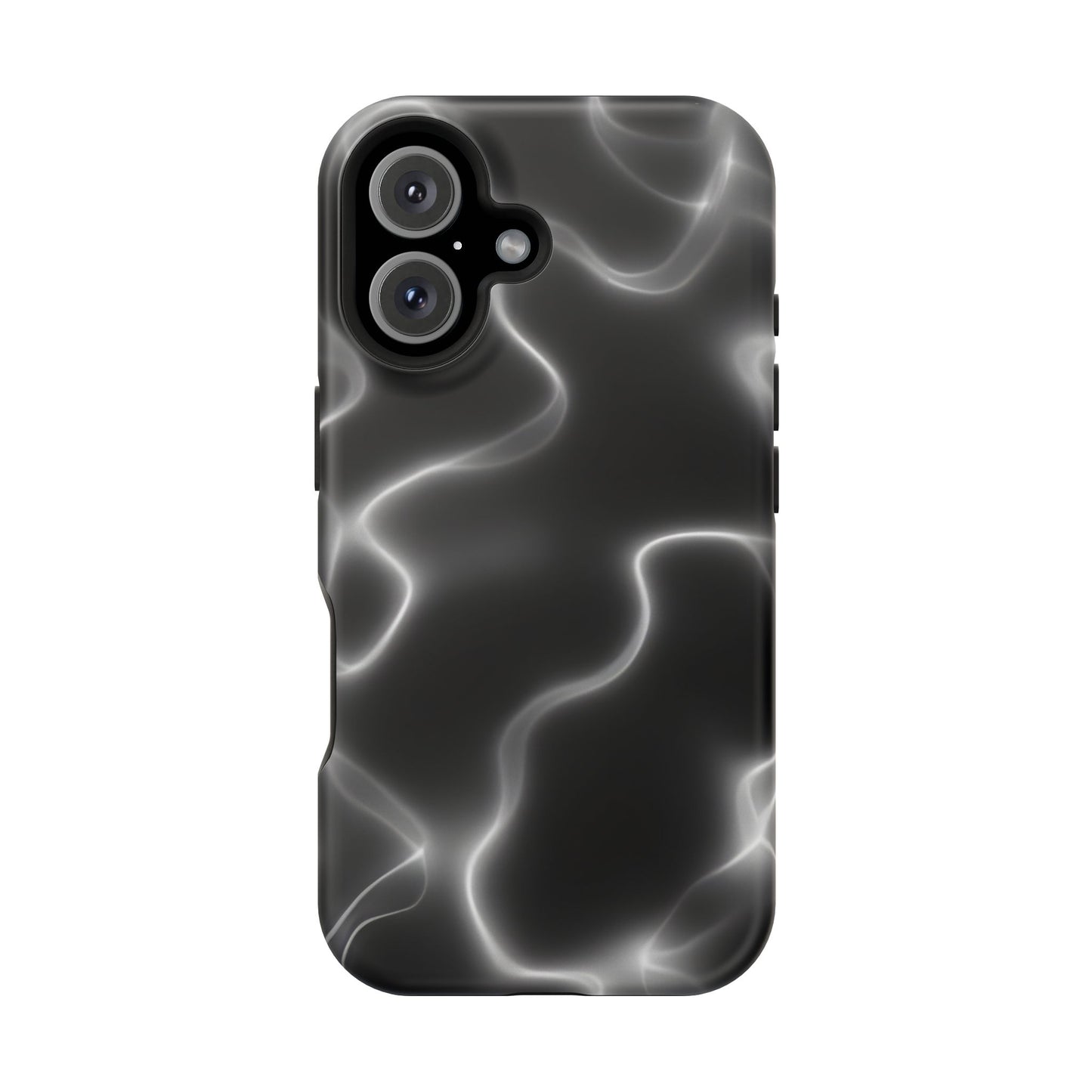 Electric Black Glow Phone Case – MagSafe Compatible for iPhone & Samsung Galaxy
