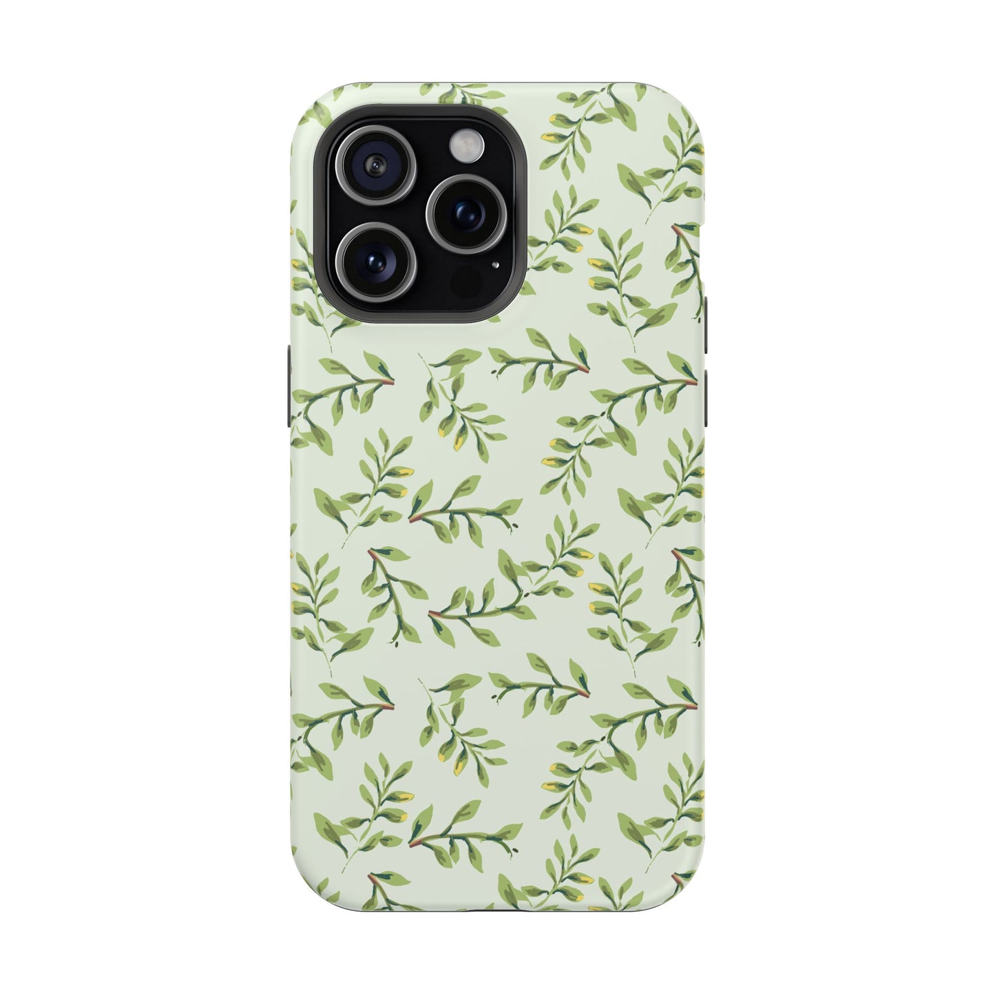 Olive Branch Botanical Phone Case – MagSafe Compatible for iPhone & Samsung Galaxy