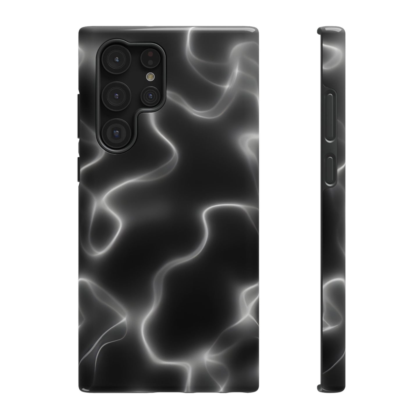 Electric Black Glow Phone Case – MagSafe Compatible for iPhone & Samsung Galaxy