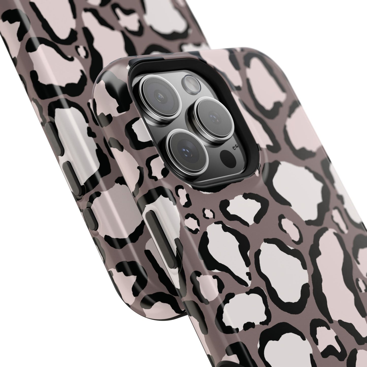 Chic Leopard Print Phone Case – MagSafe Compatible for iPhone & Samsung Galaxy