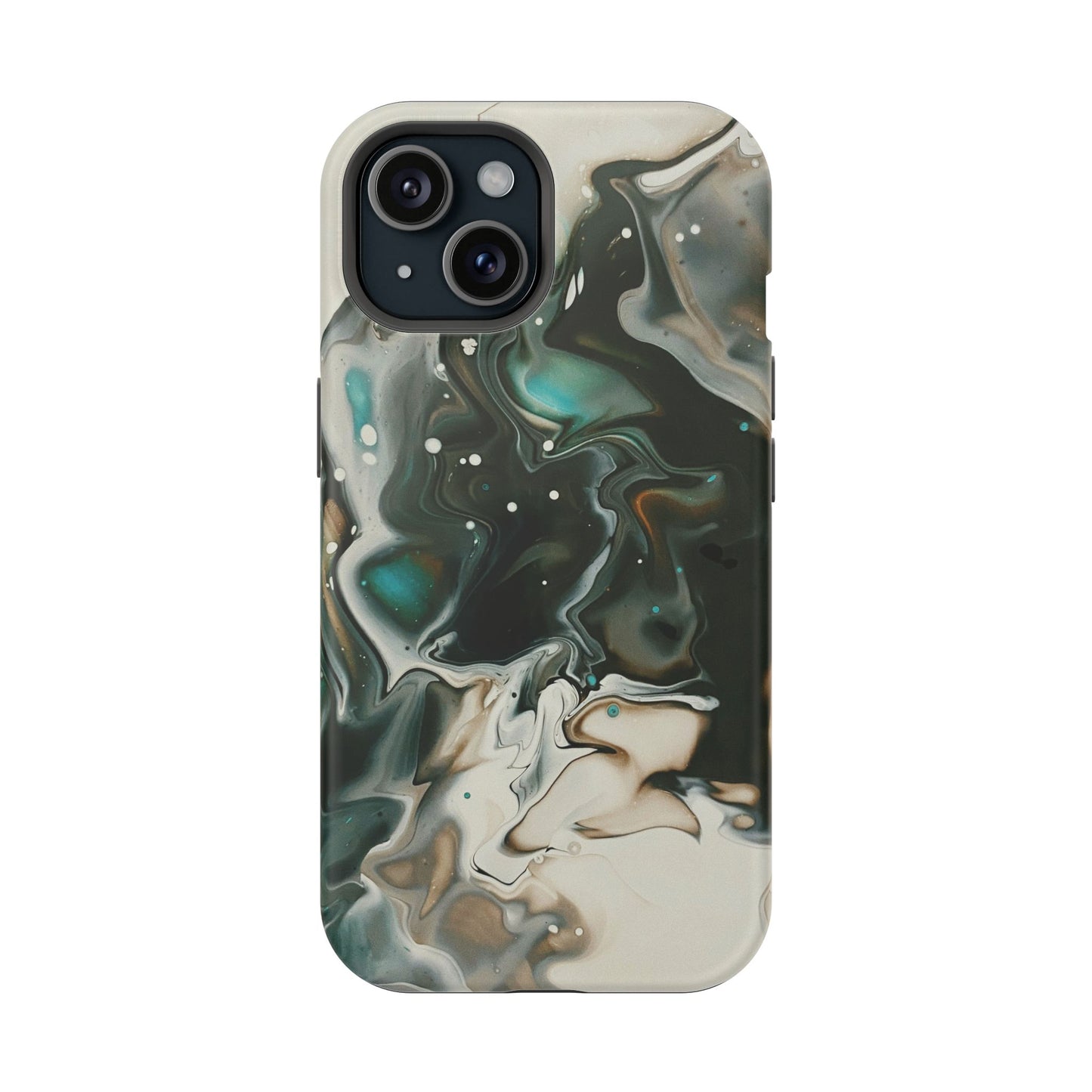 Terra Mist Earthtone Marble Phone Case – MagSafe Compatible for iPhone & Samsung Galaxy