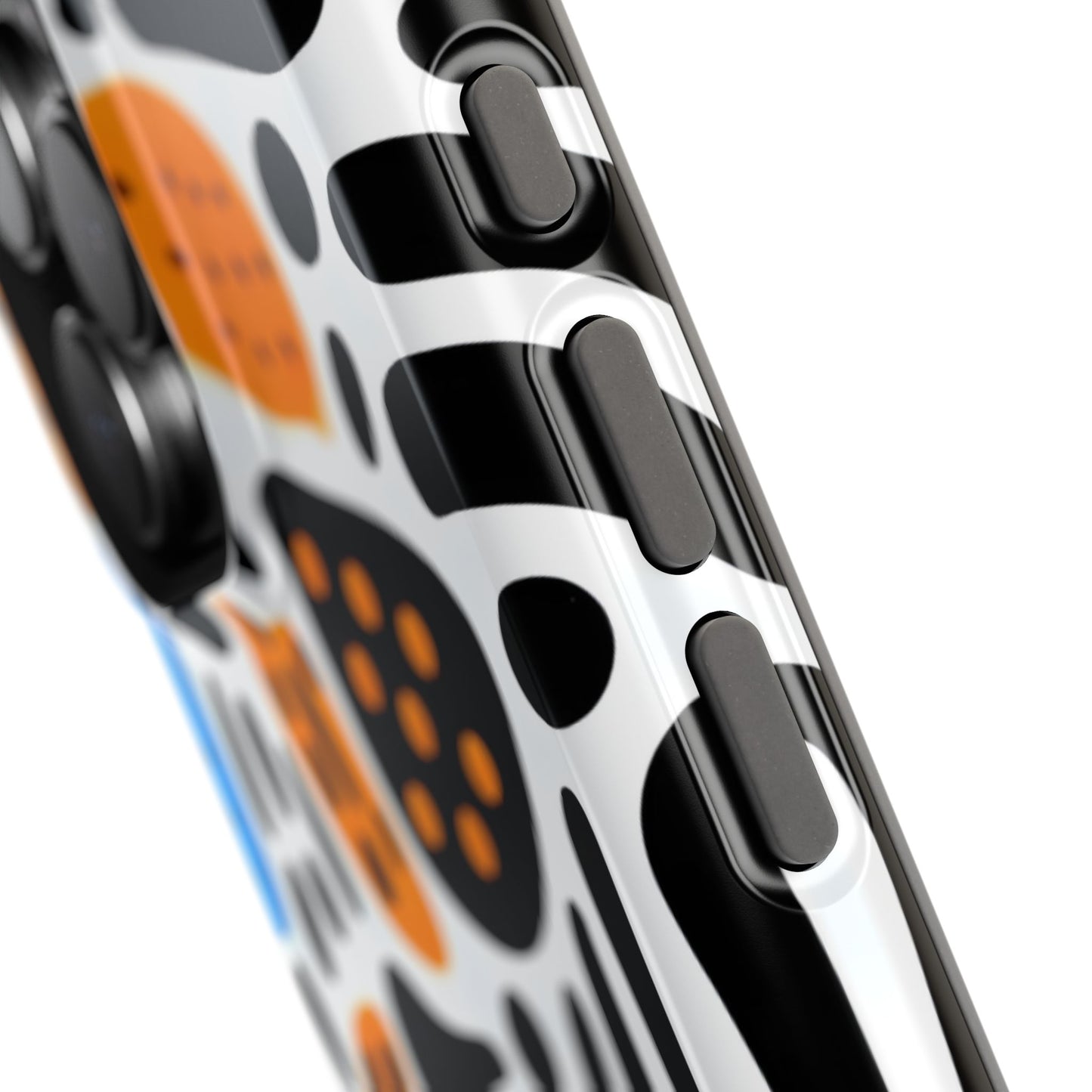Colorful Abstract Doodle Phone Case – MagSafe Compatible for iPhone & Samsung Galaxy