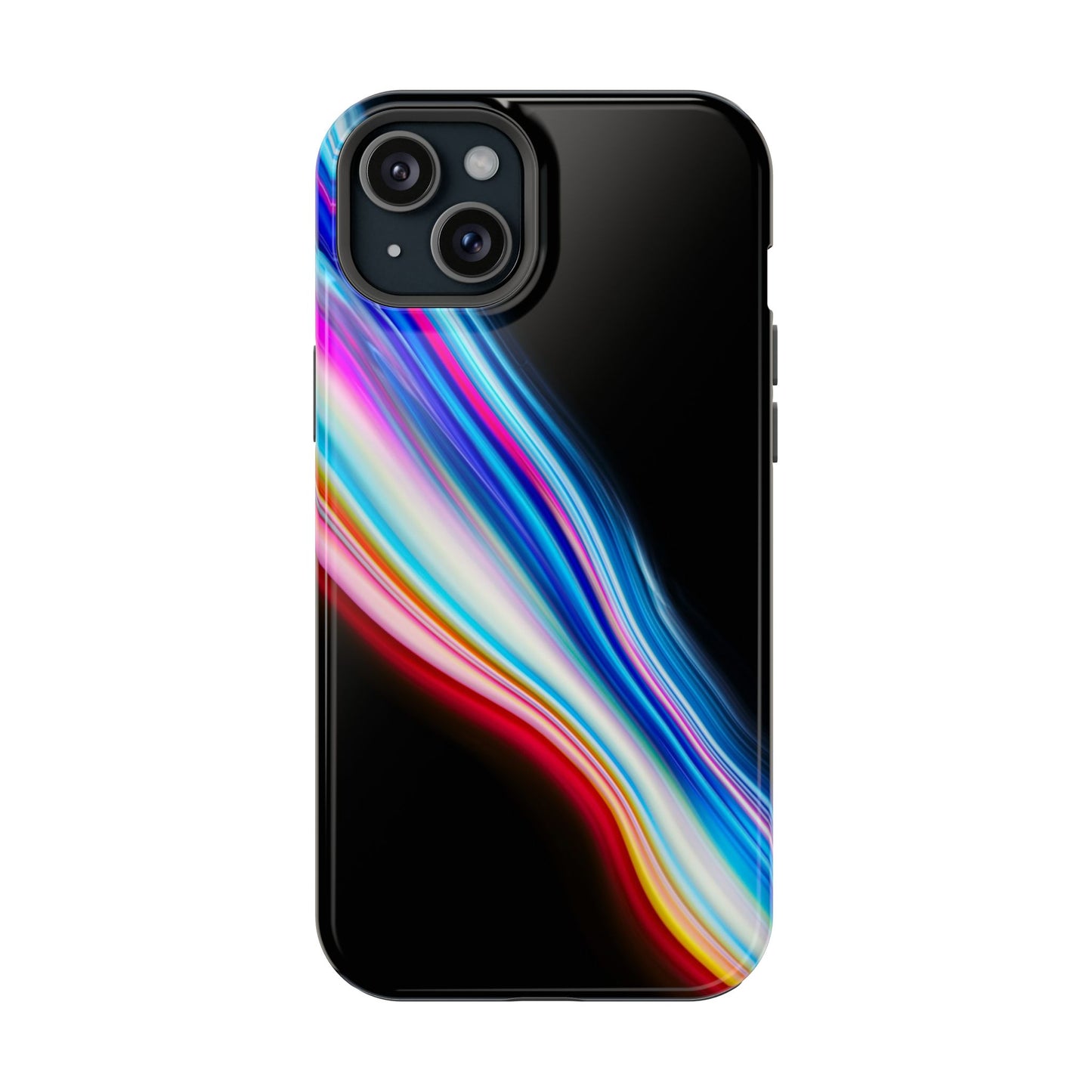 Neon Light Streak Phone Case – MagSafe Compatible for iPhone & Samsung Galaxy