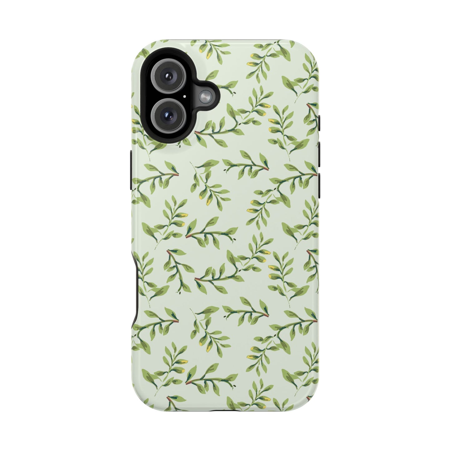 Olive Branch Botanical Phone Case – MagSafe Compatible for iPhone & Samsung Galaxy