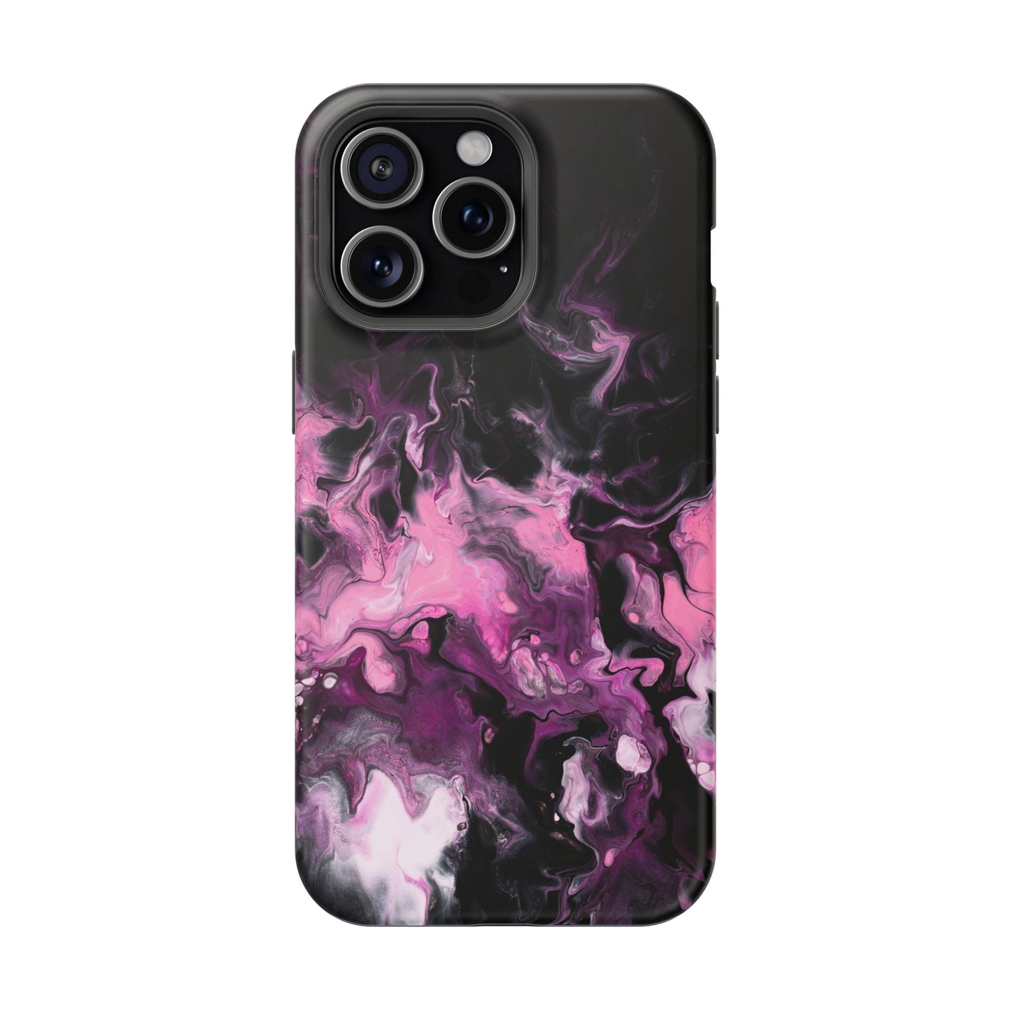 Electric Rose Marble Phone Case – MagSafe Compatible for iPhone & Samsung Galaxy