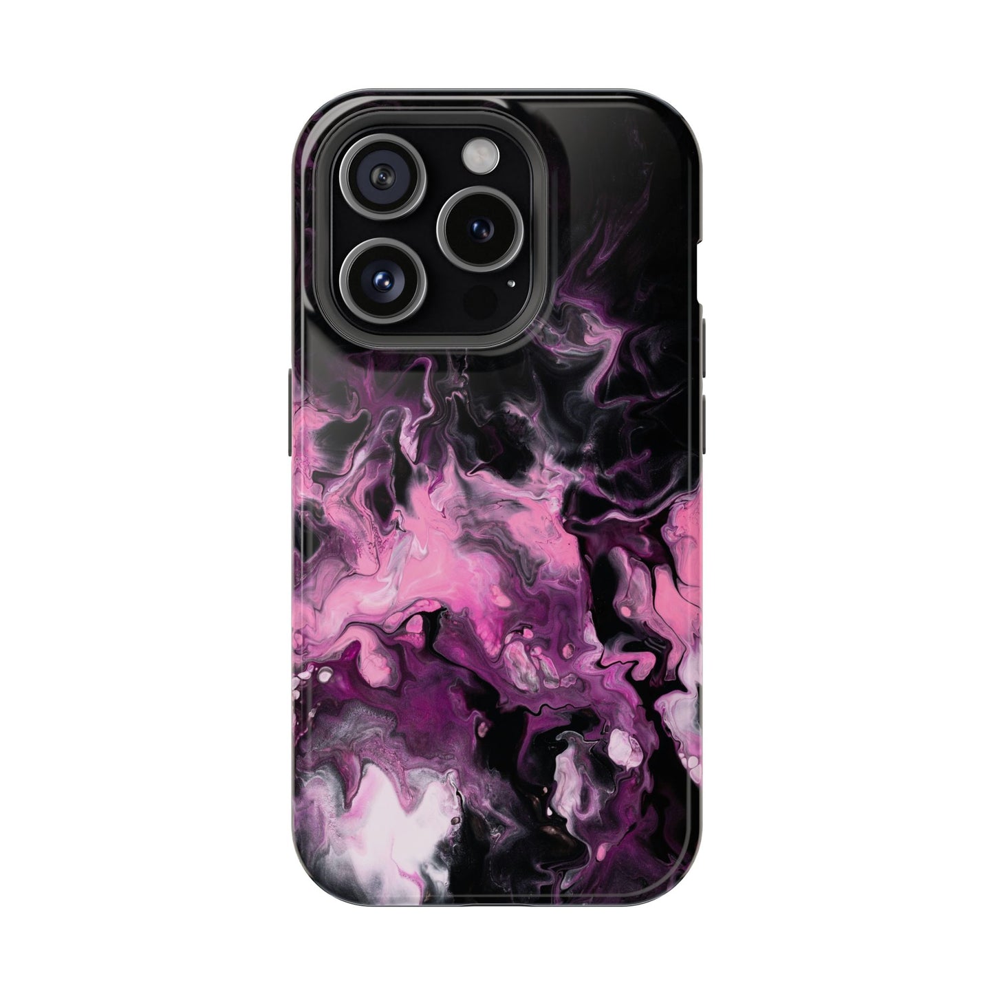 Electric Rose Marble Phone Case – MagSafe Compatible for iPhone & Samsung Galaxy