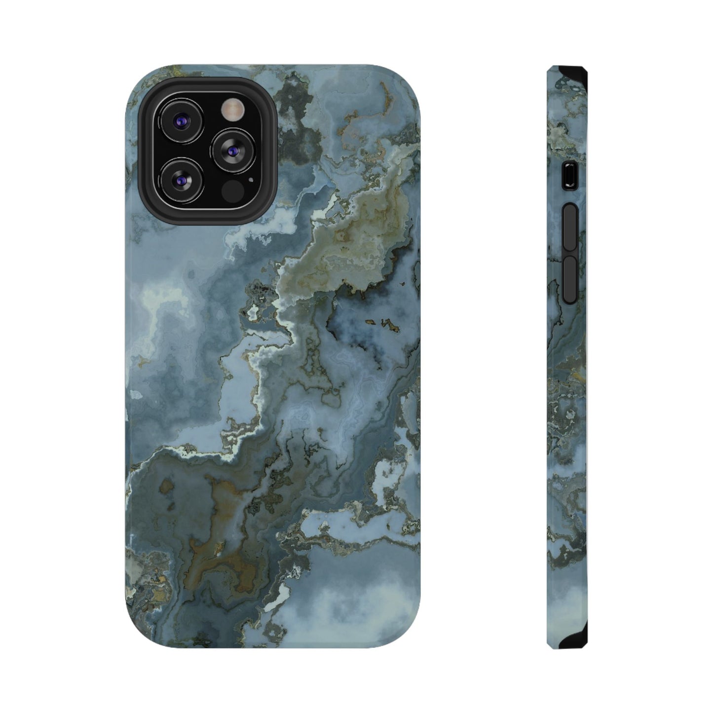 Oceanic Agate Marble Phone Case – MagSafe Compatible for iPhone & Samsung Galaxy