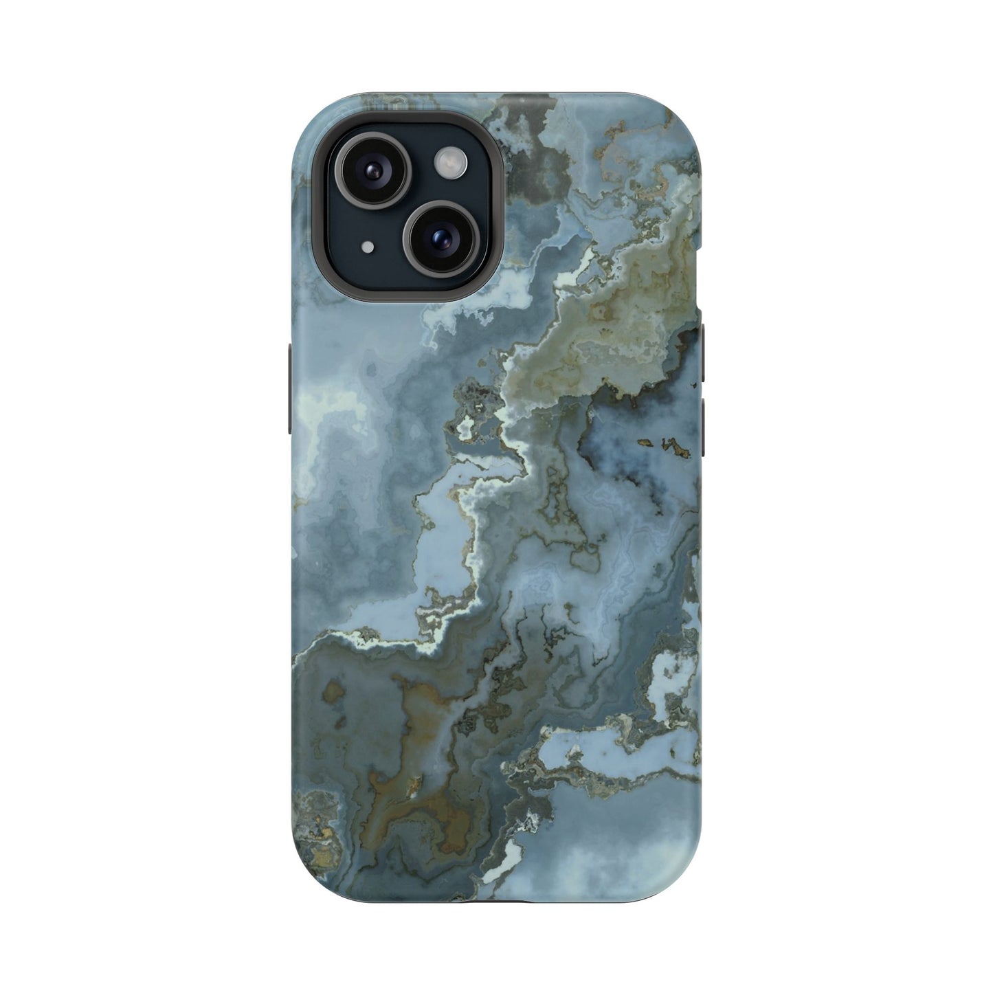 Oceanic Agate Marble Phone Case – MagSafe Compatible for iPhone & Samsung Galaxy