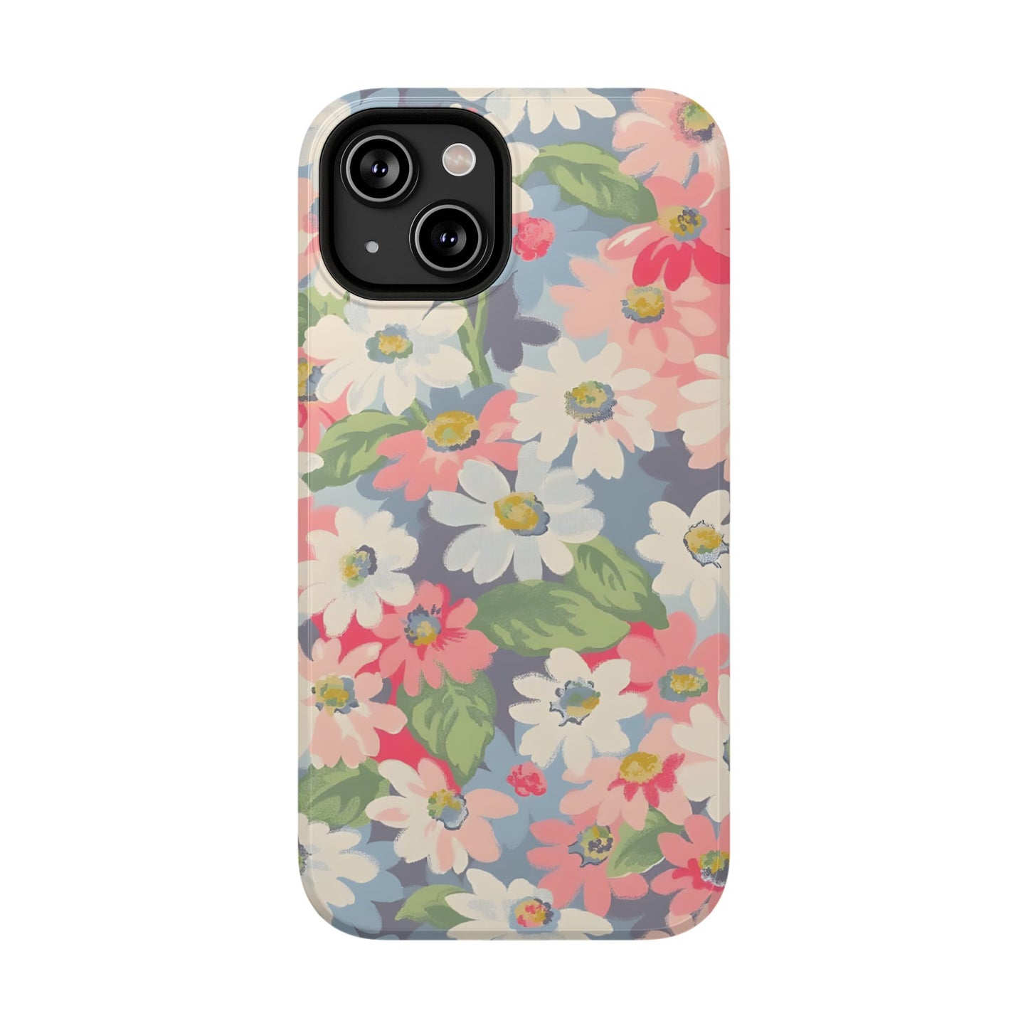 Vintage Floral Daisy Phone Case – MagSafe Compatible for iPhone & Samsung Galaxy
