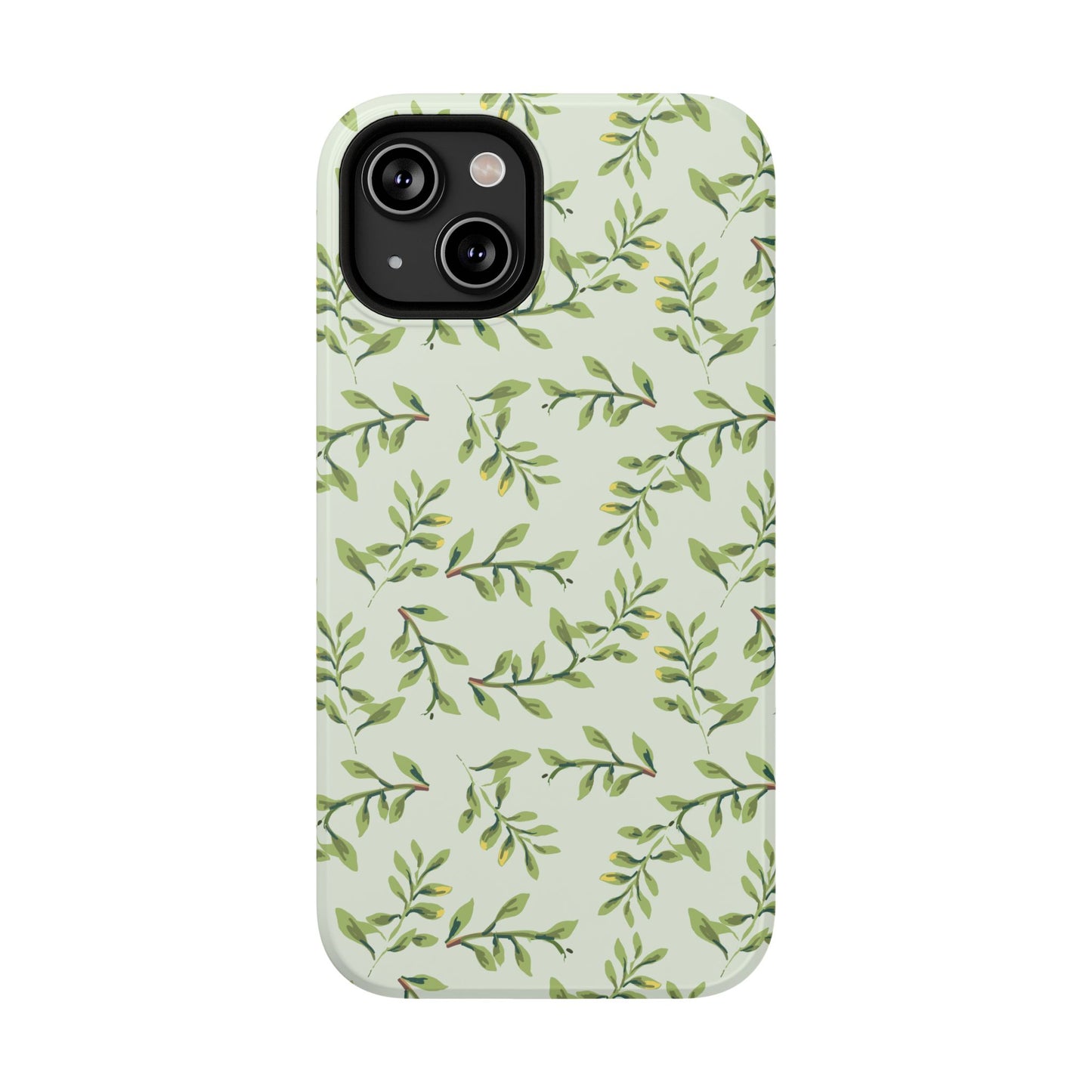 Olive Branch Botanical Phone Case – MagSafe Compatible for iPhone & Samsung Galaxy