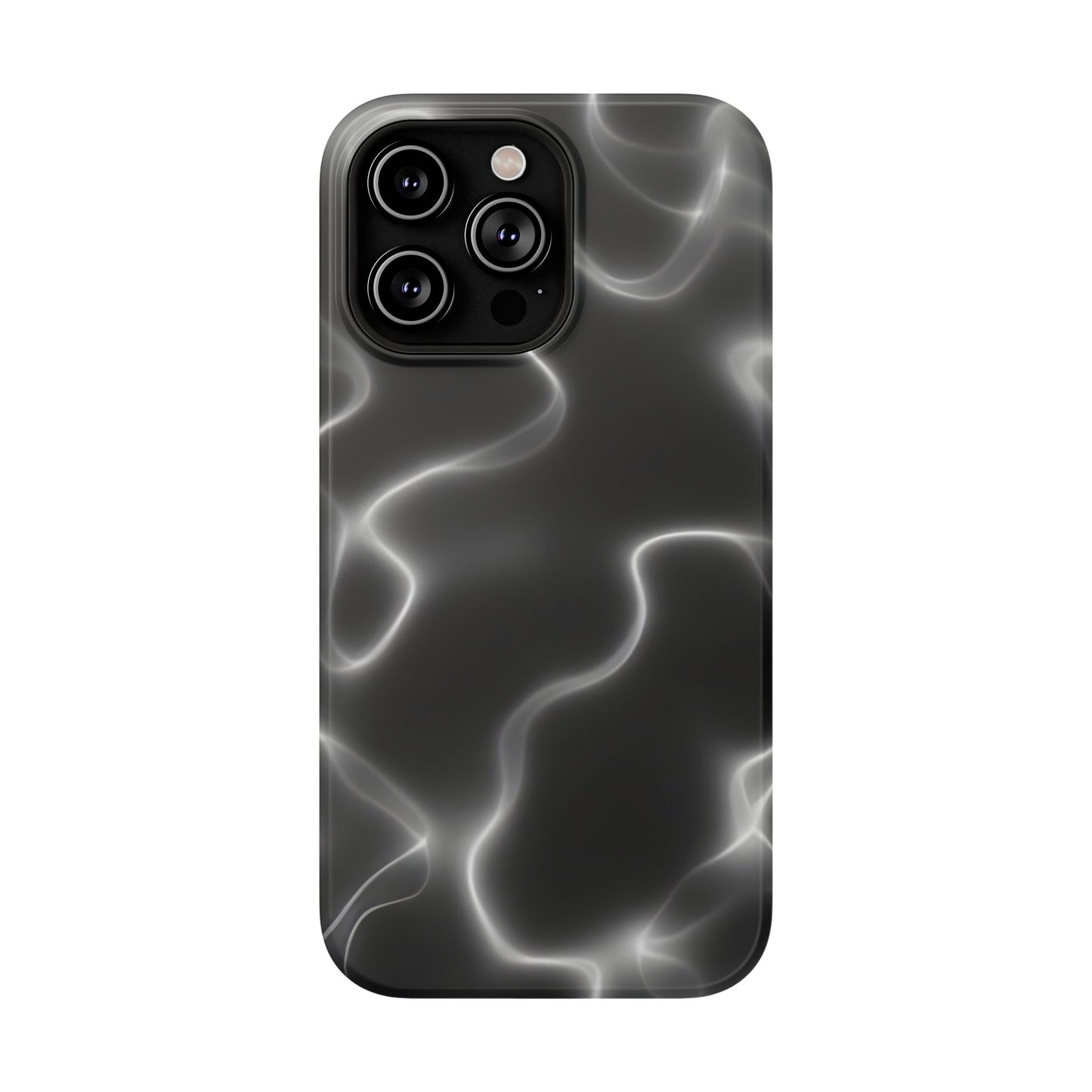 Electric Black Glow Phone Case – MagSafe Compatible for iPhone & Samsung Galaxy