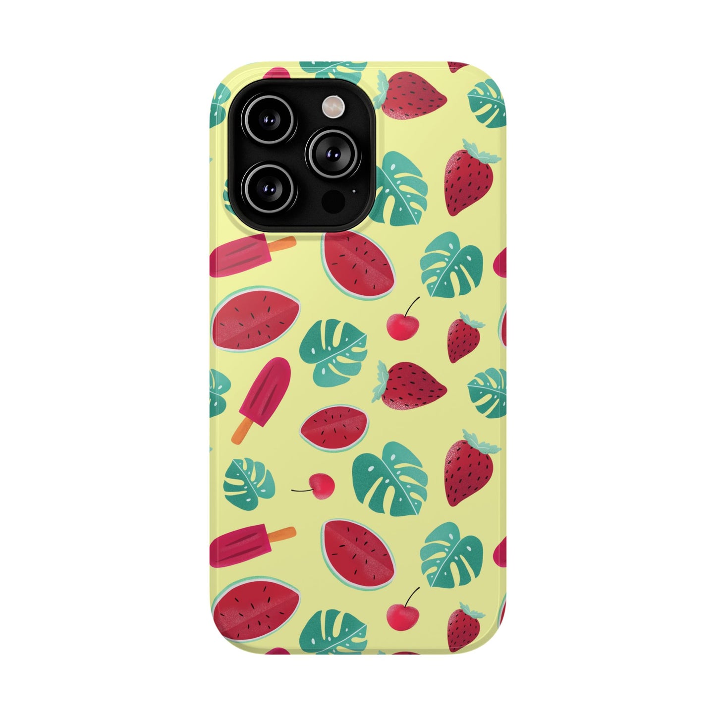 Tropical Summer Fruits Phone Case – MagSafe Compatible for iPhone & Samsung Galaxy