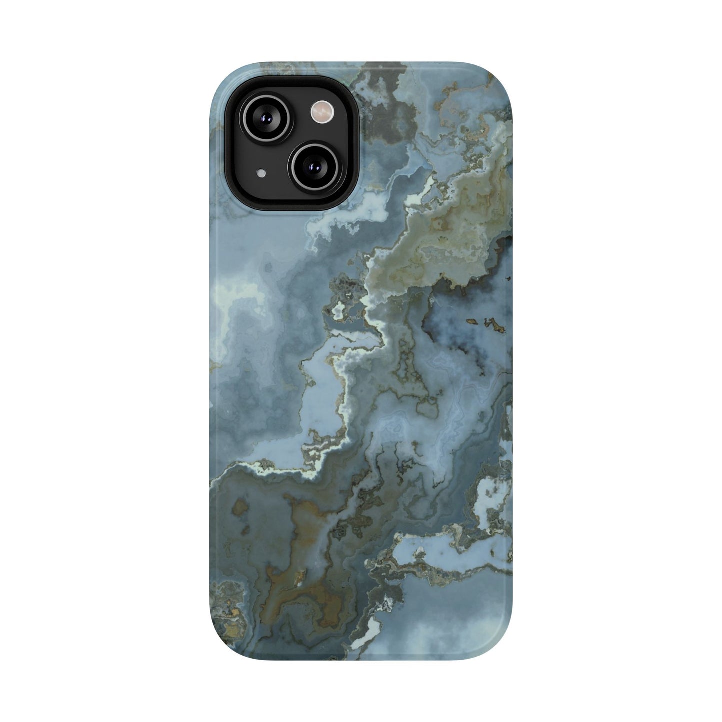 Oceanic Agate Marble Phone Case – MagSafe Compatible for iPhone & Samsung Galaxy