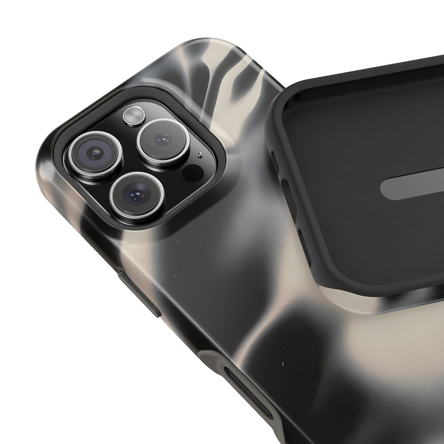 Smoky Marble Swirl Phone Case – MagSafe Compatible for iPhone & Samsung Galaxy