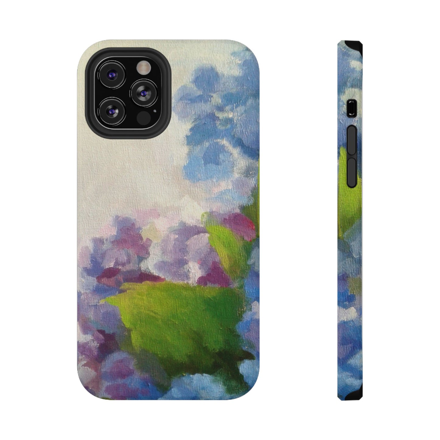 Hydrangea Dream Phone Case – Artistic Floral Design, MagSafe Compatible for iPhone & Samsung Galaxy