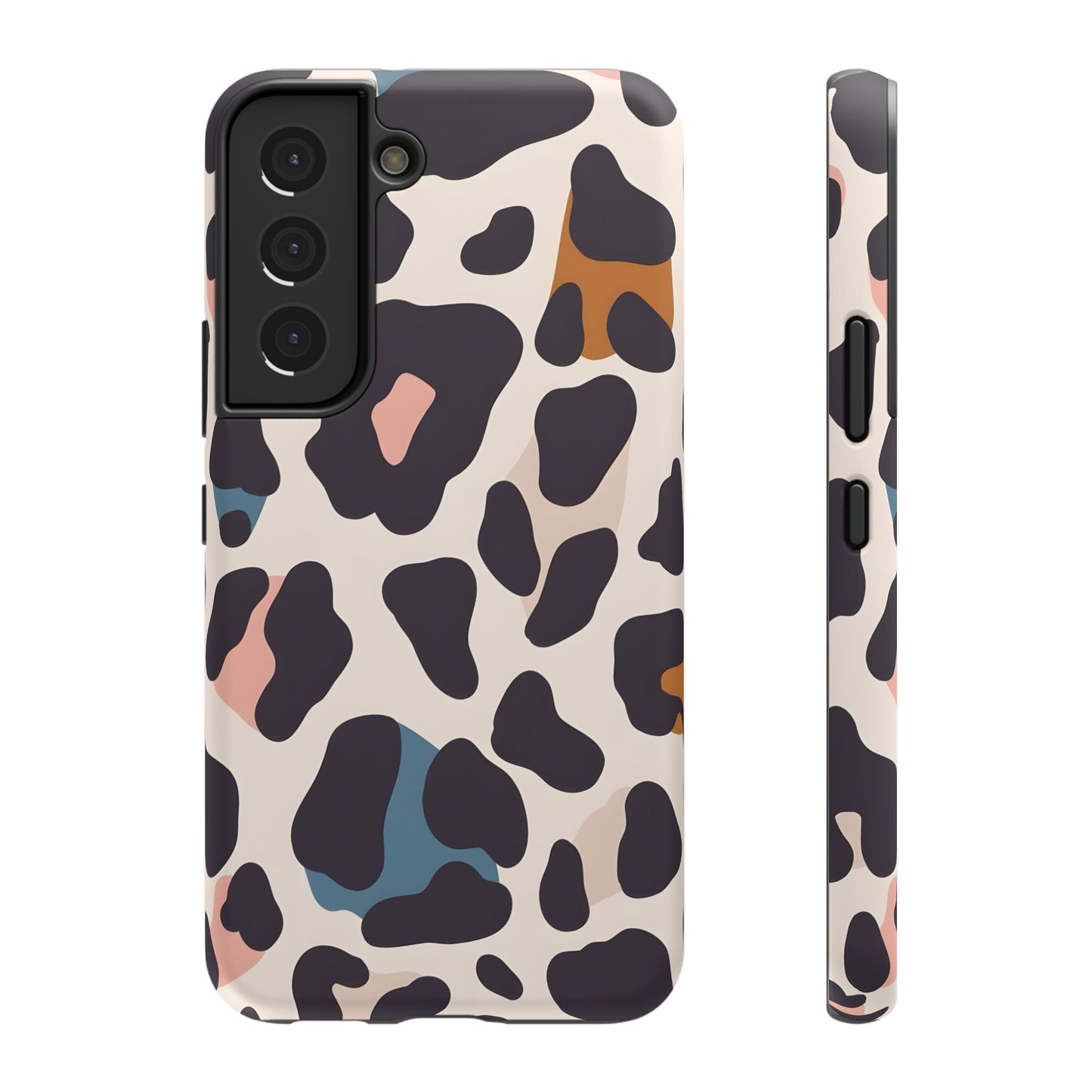 Modern Pastel Leopard Print Phone Case – MagSafe Compatible for iPhone & Samsung Galaxy