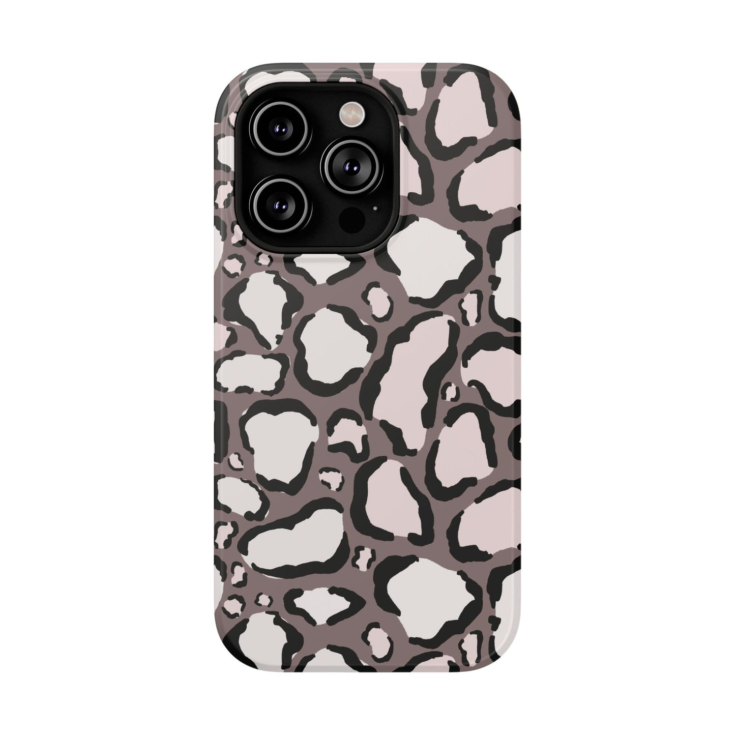 Chic Leopard Print Phone Case – MagSafe Compatible for iPhone & Samsung Galaxy
