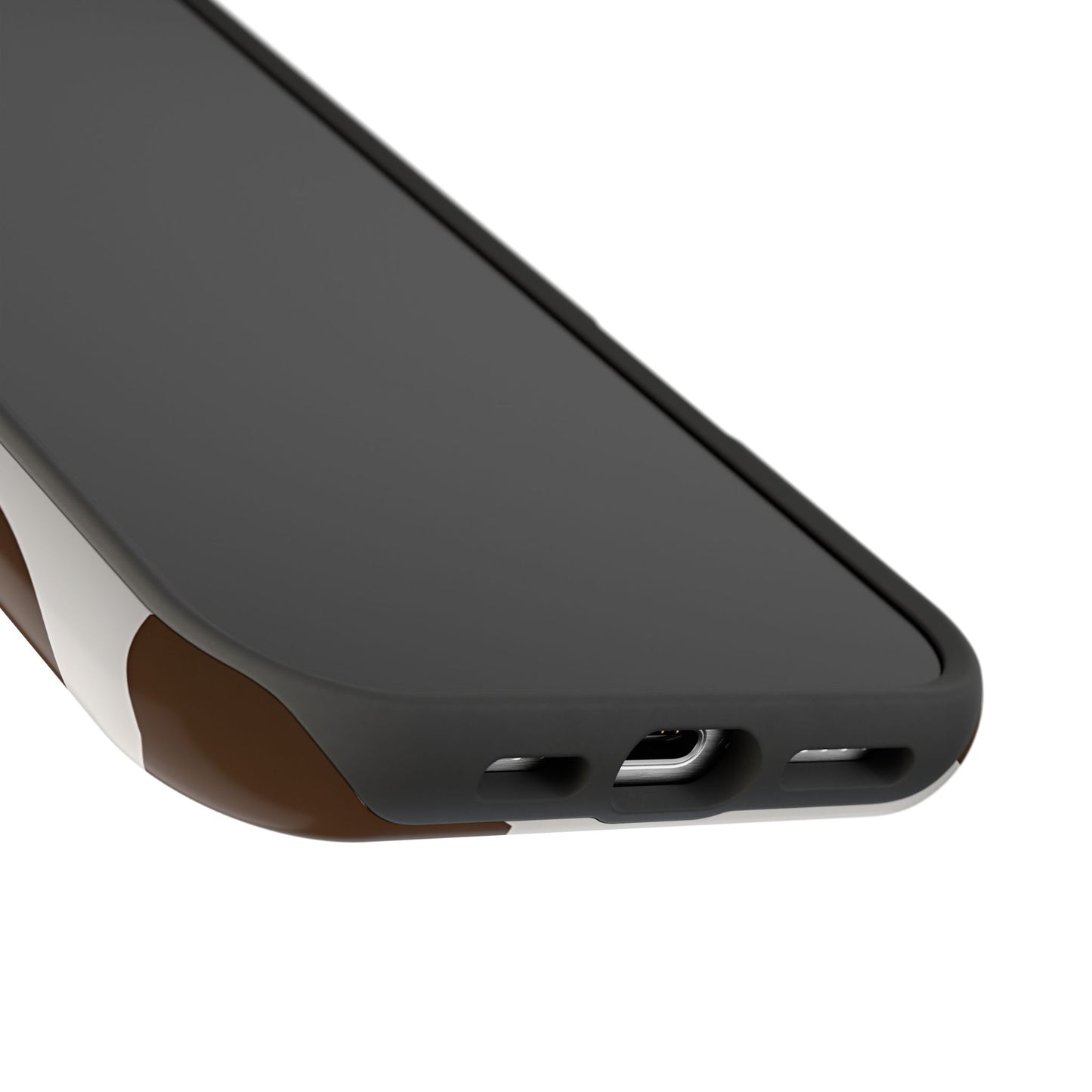 Brown Cow Print Phone Case – MagSafe Compatible for iPhone & Samsung Galaxy