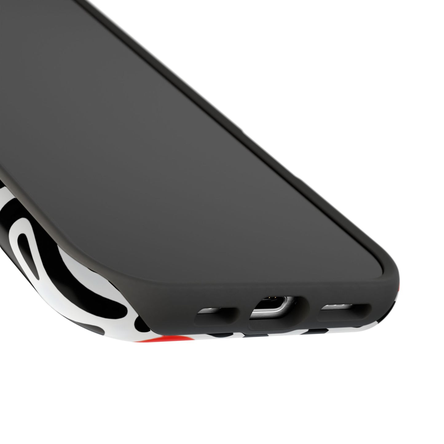 Colorful Abstract Doodle Phone Case – MagSafe Compatible for iPhone & Samsung Galaxy