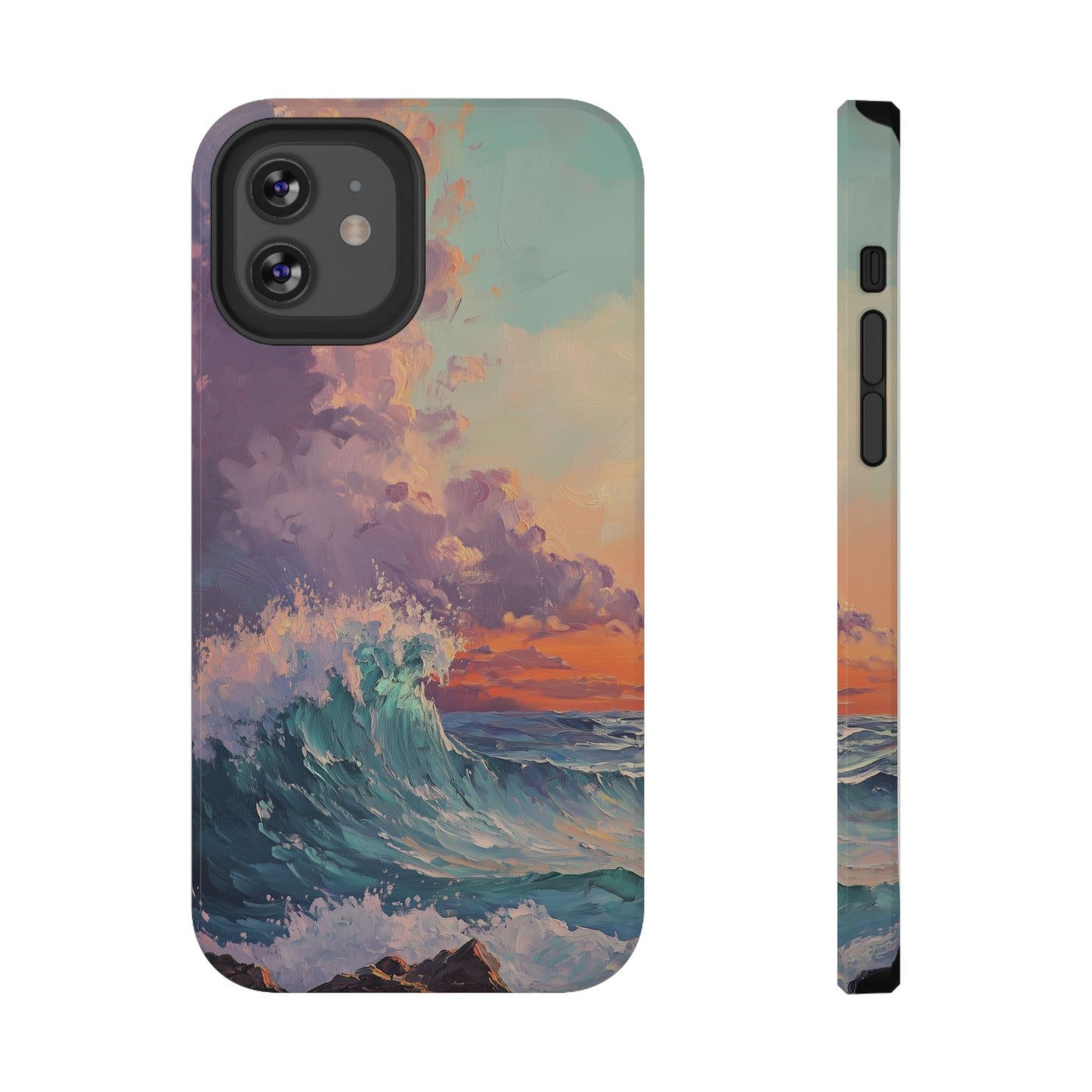 Ocean Sunset Waves Phone Case – MagSafe Compatible for iPhone & Samsung Galaxy