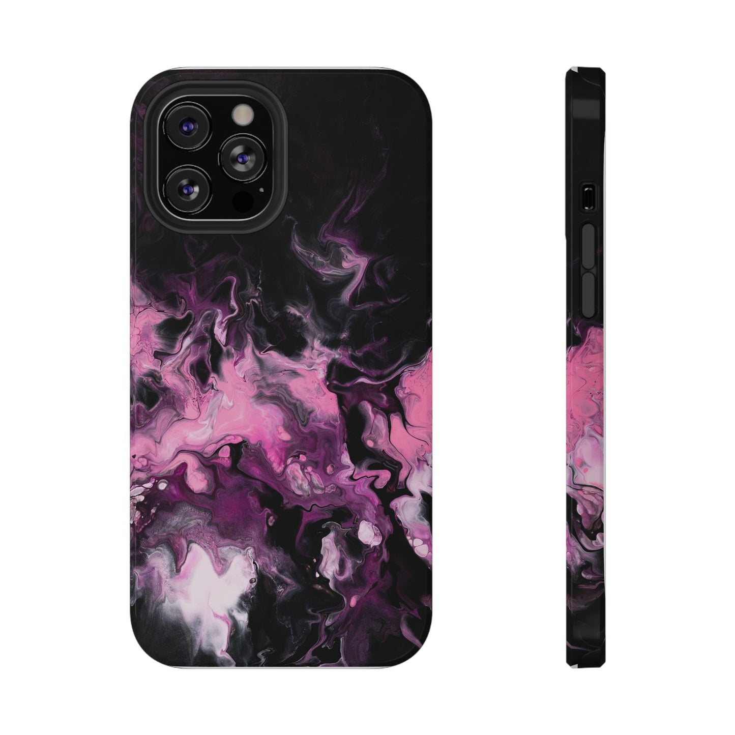 Electric Rose Marble Phone Case – MagSafe Compatible for iPhone & Samsung Galaxy
