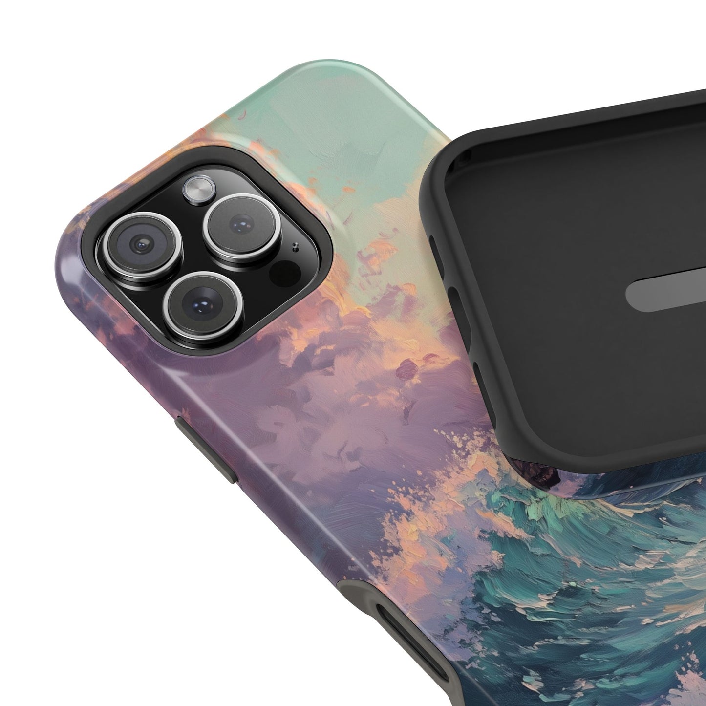 Ocean Sunset Waves Phone Case – MagSafe Compatible for iPhone & Samsung Galaxy