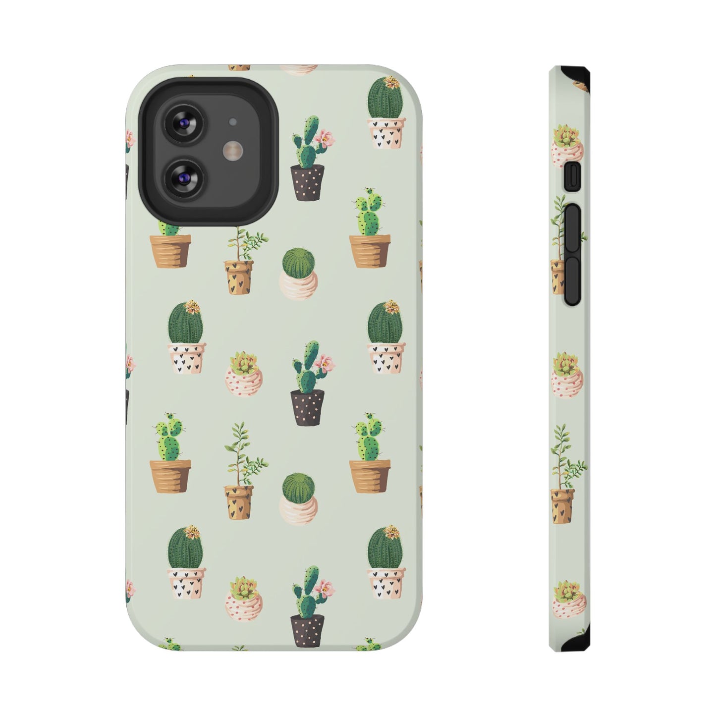 Desert Bloom Cactus Phone Case – Cute Succulent Print, MagSafe Compatible for iPhone & Samsung Galaxy