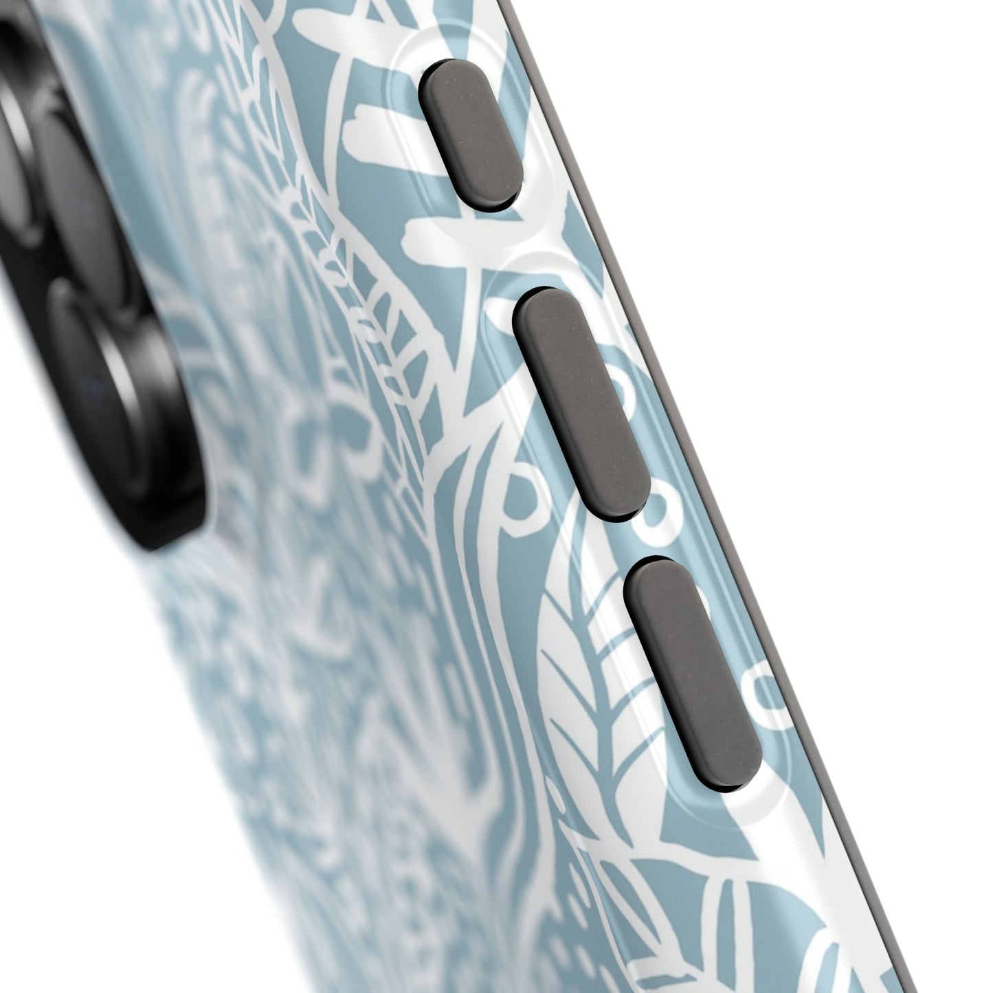 Boho Botanical Doodle Phone Case – MagSafe Compatible for iPhone & Samsung Galaxy