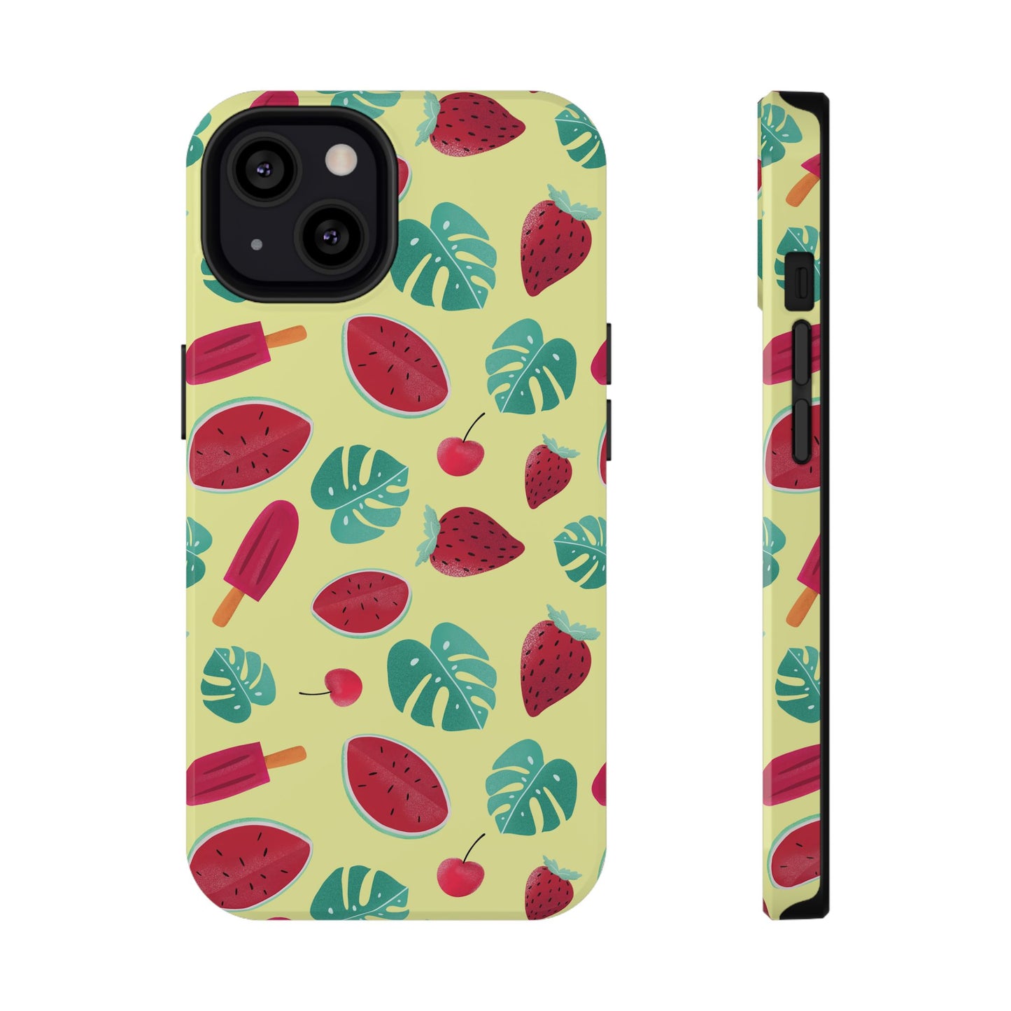 Tropical Summer Fruits Phone Case – MagSafe Compatible for iPhone & Samsung Galaxy