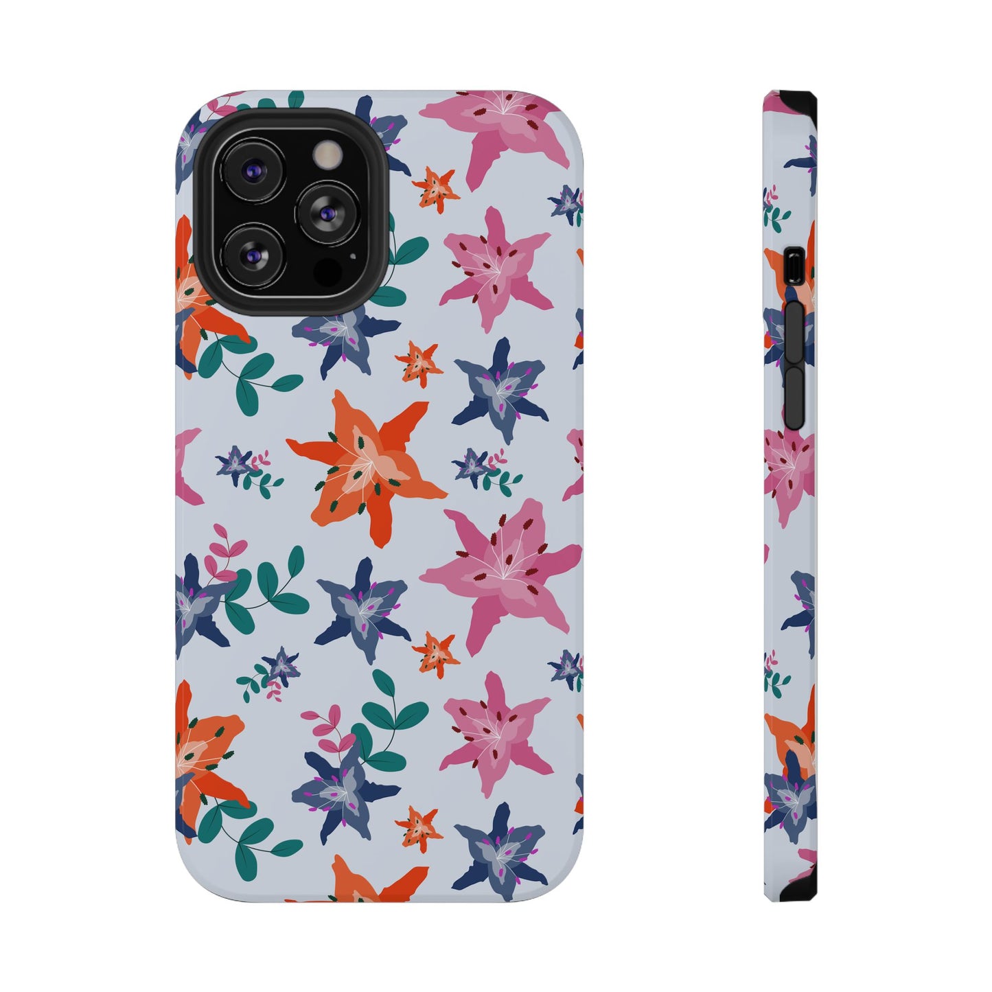 Watercolor Lily Garden Phone Case – MagSafe Compatible for iPhone & Samsung Galaxy