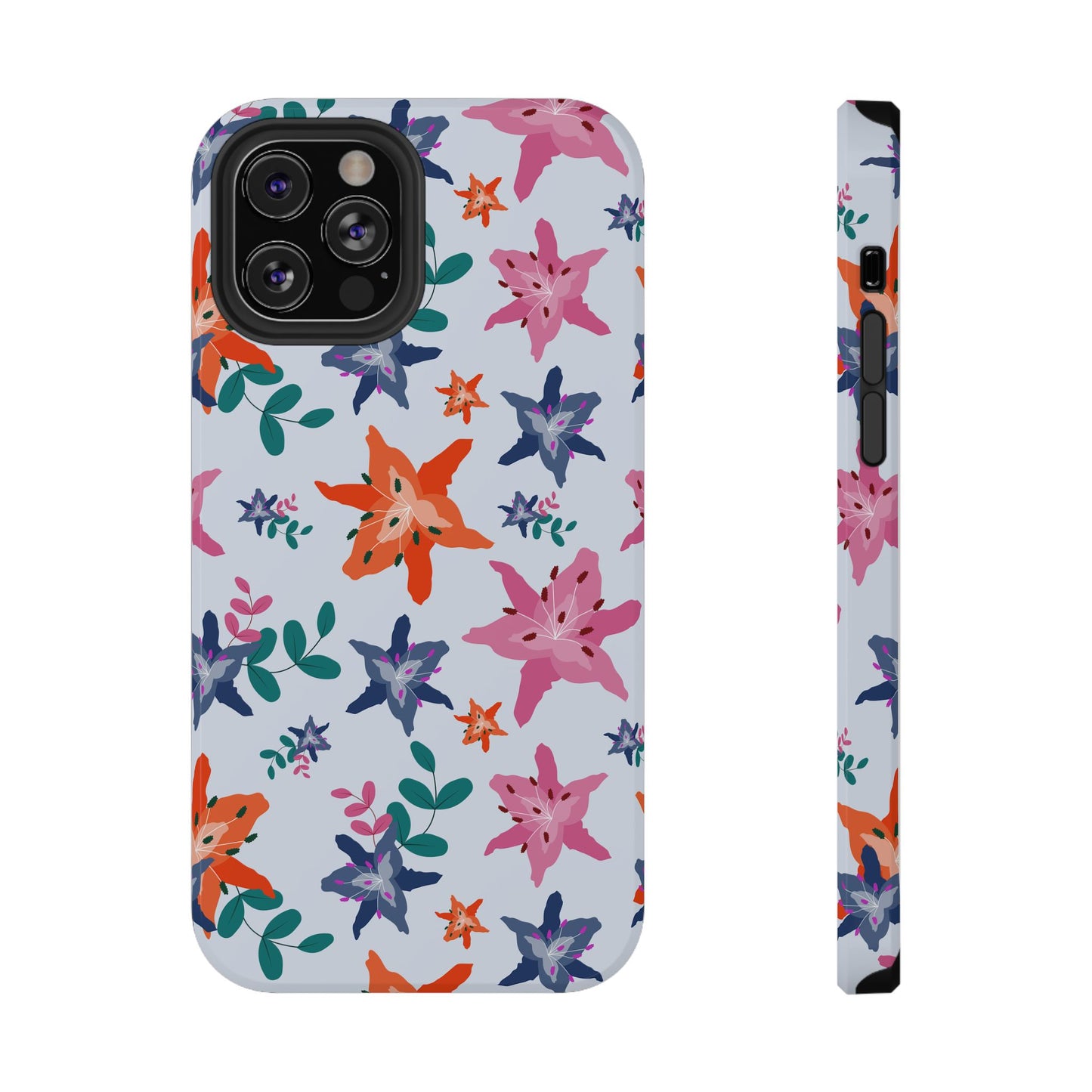 Watercolor Lily Garden Phone Case – MagSafe Compatible for iPhone & Samsung Galaxy