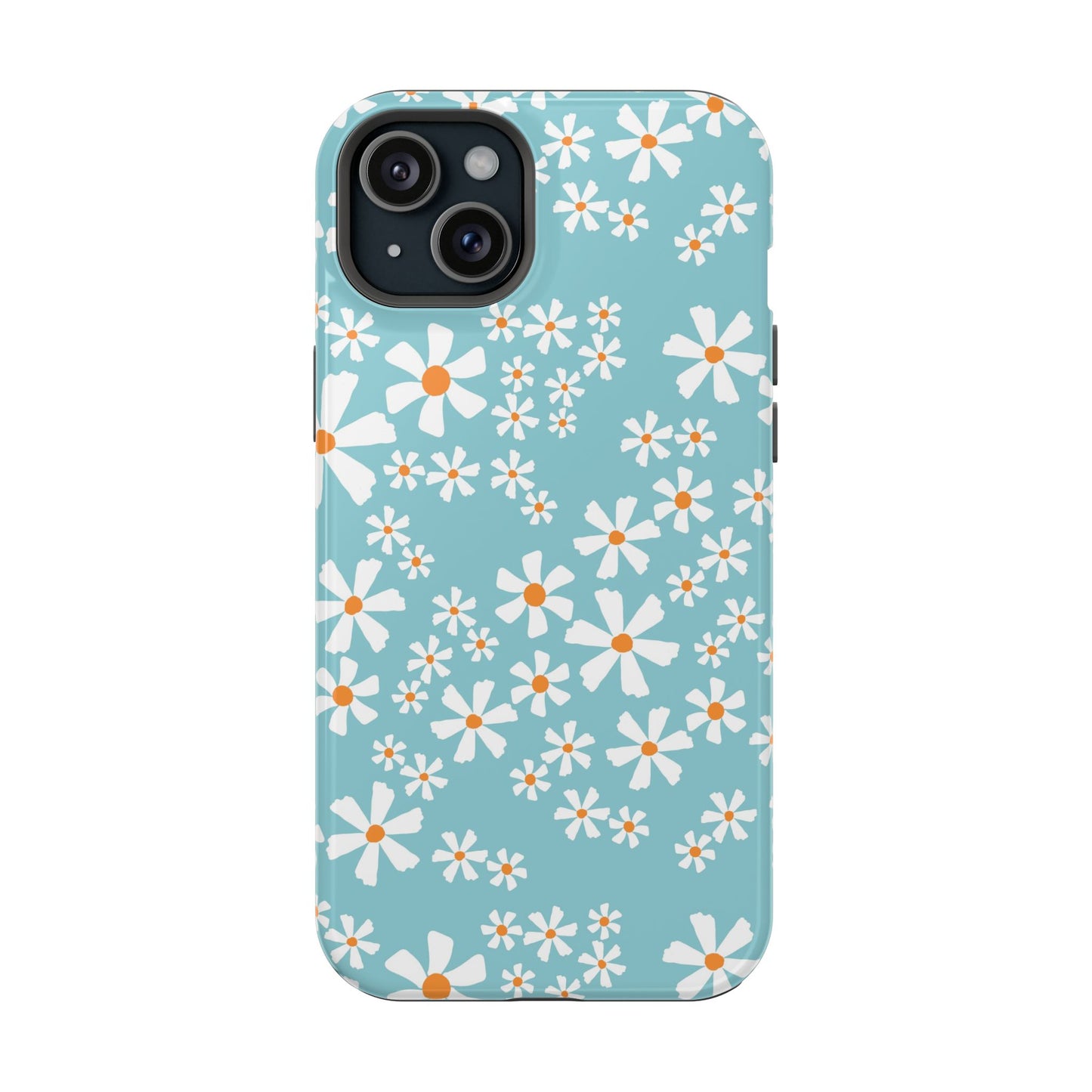 Vintage Daisy Field Phone Case – MagSafe Compatible for iPhone & Samsung Galaxy