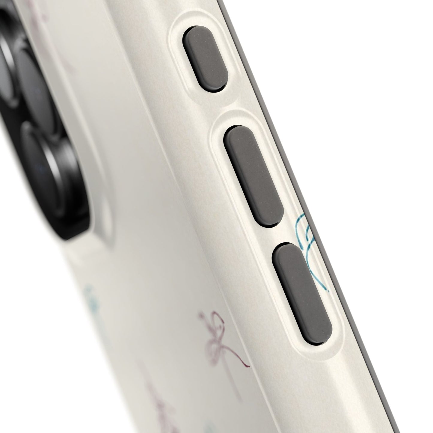 Minimalist Butterfly Sketch Phone Case – MagSafe Compatible for iPhone & Samsung Galaxy