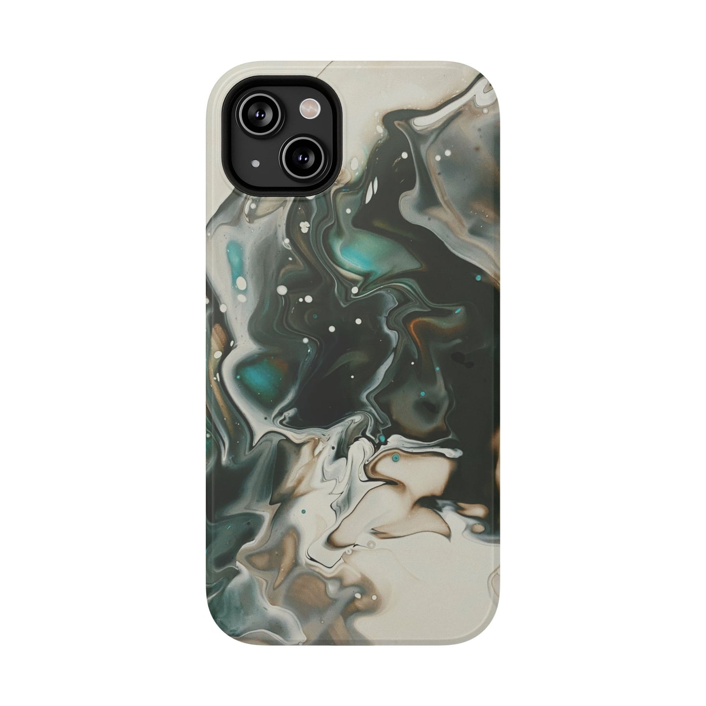 Terra Mist Earthtone Marble Phone Case – MagSafe Compatible for iPhone & Samsung Galaxy