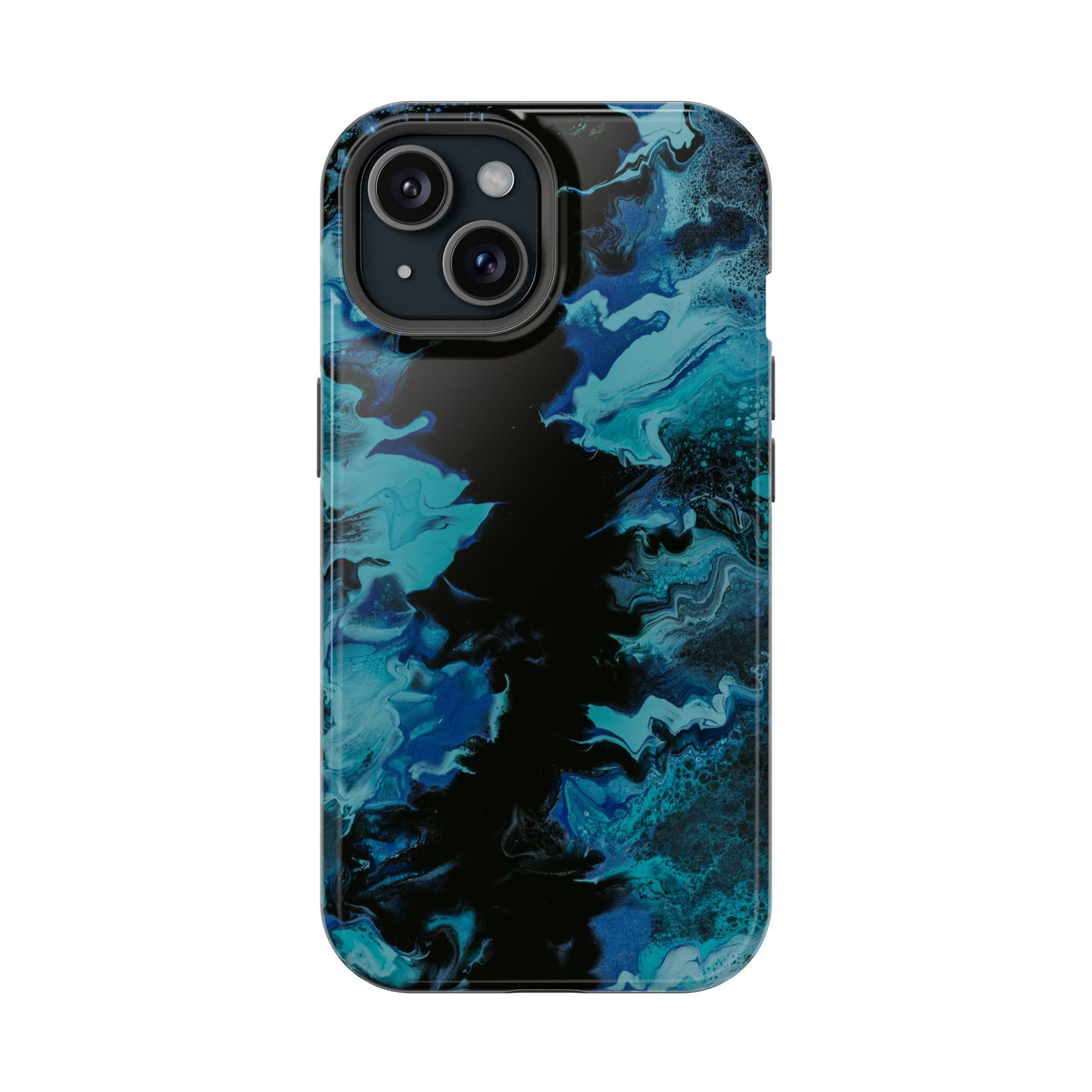 Deep Ocean Swirl Phone Case – MagSafe Compatible for iPhone & Samsung Galaxy