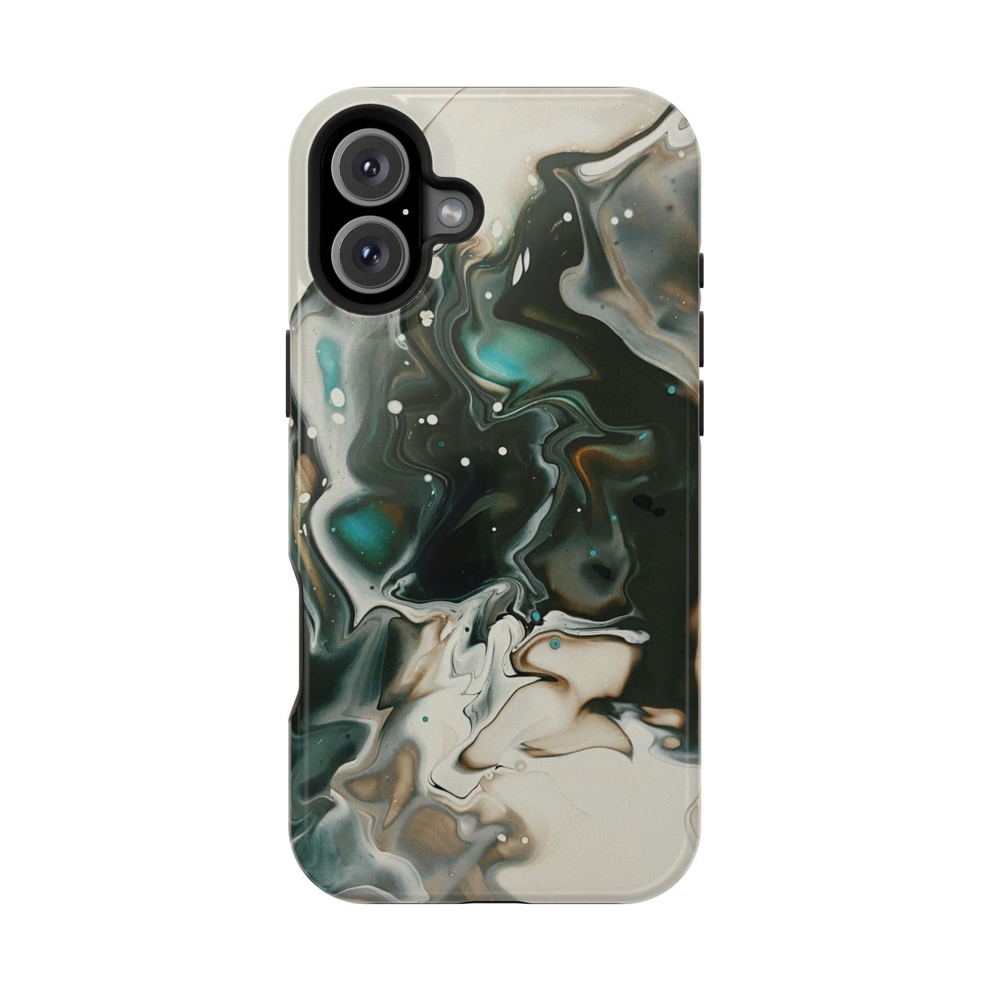Terra Mist Earthtone Marble Phone Case – MagSafe Compatible for iPhone & Samsung Galaxy