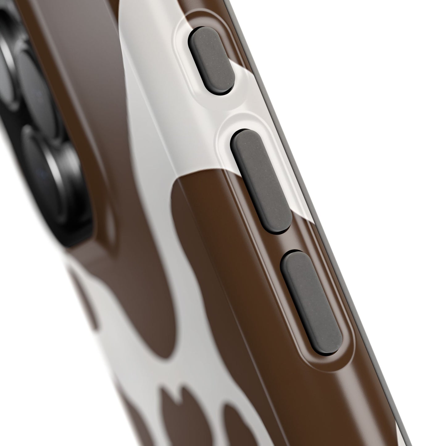Brown Cow Print Phone Case – MagSafe Compatible for iPhone & Samsung Galaxy