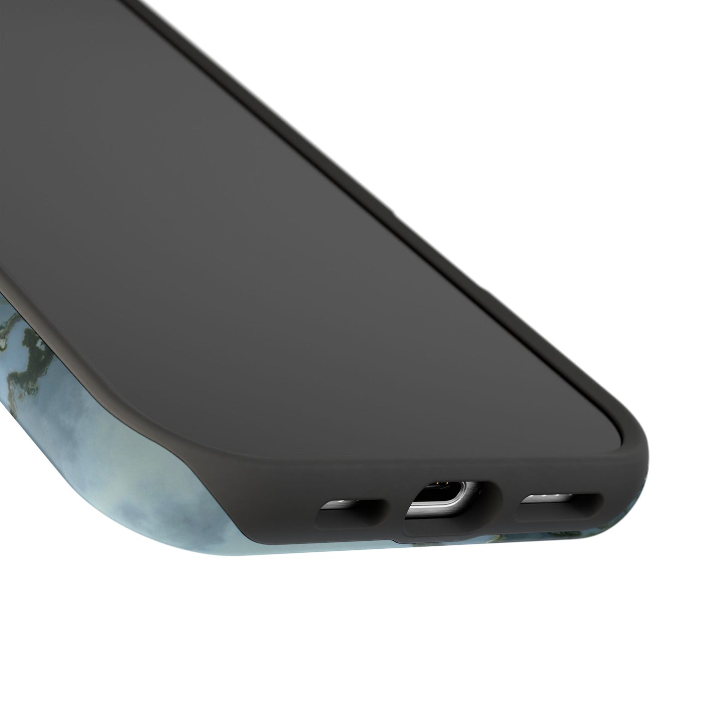 Oceanic Agate Marble Phone Case – MagSafe Compatible for iPhone & Samsung Galaxy
