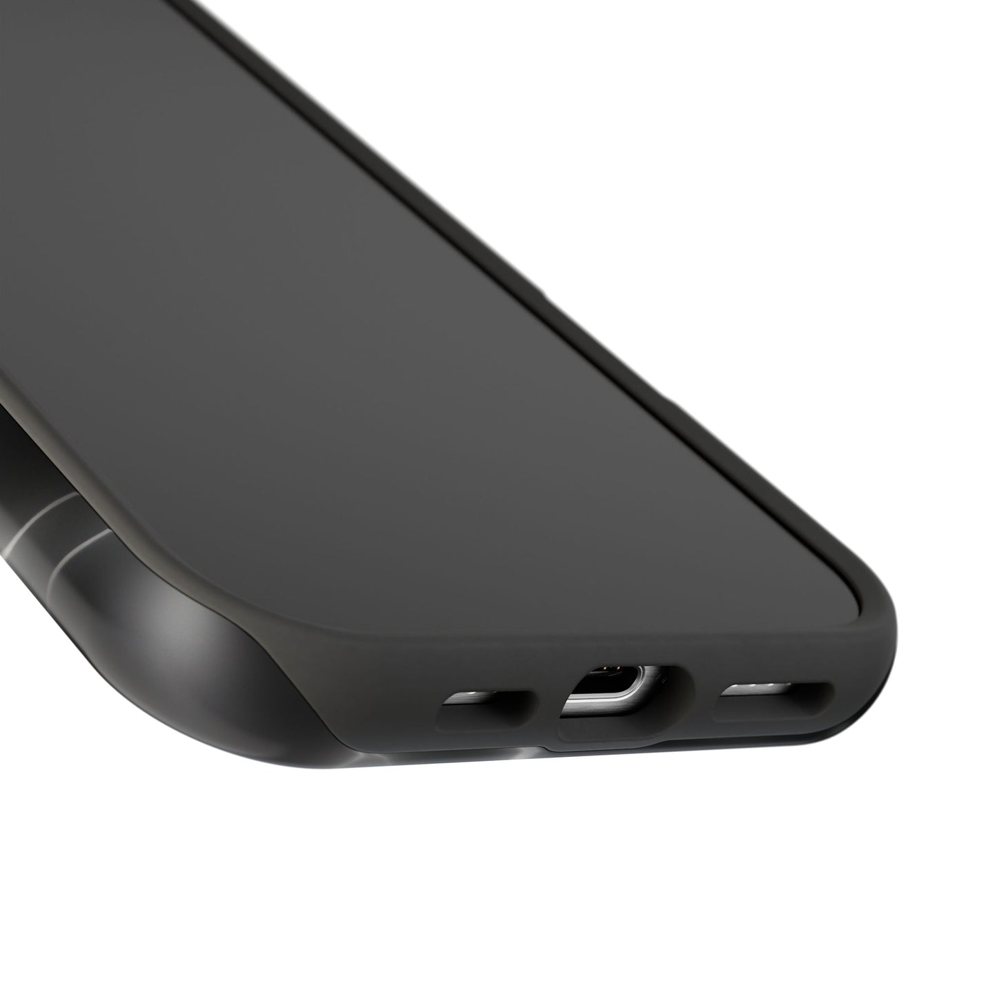 Electric Black Glow Phone Case – MagSafe Compatible for iPhone & Samsung Galaxy