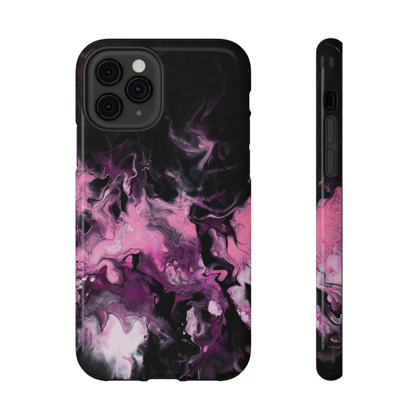 Electric Rose Marble Phone Case – MagSafe Compatible for iPhone & Samsung Galaxy