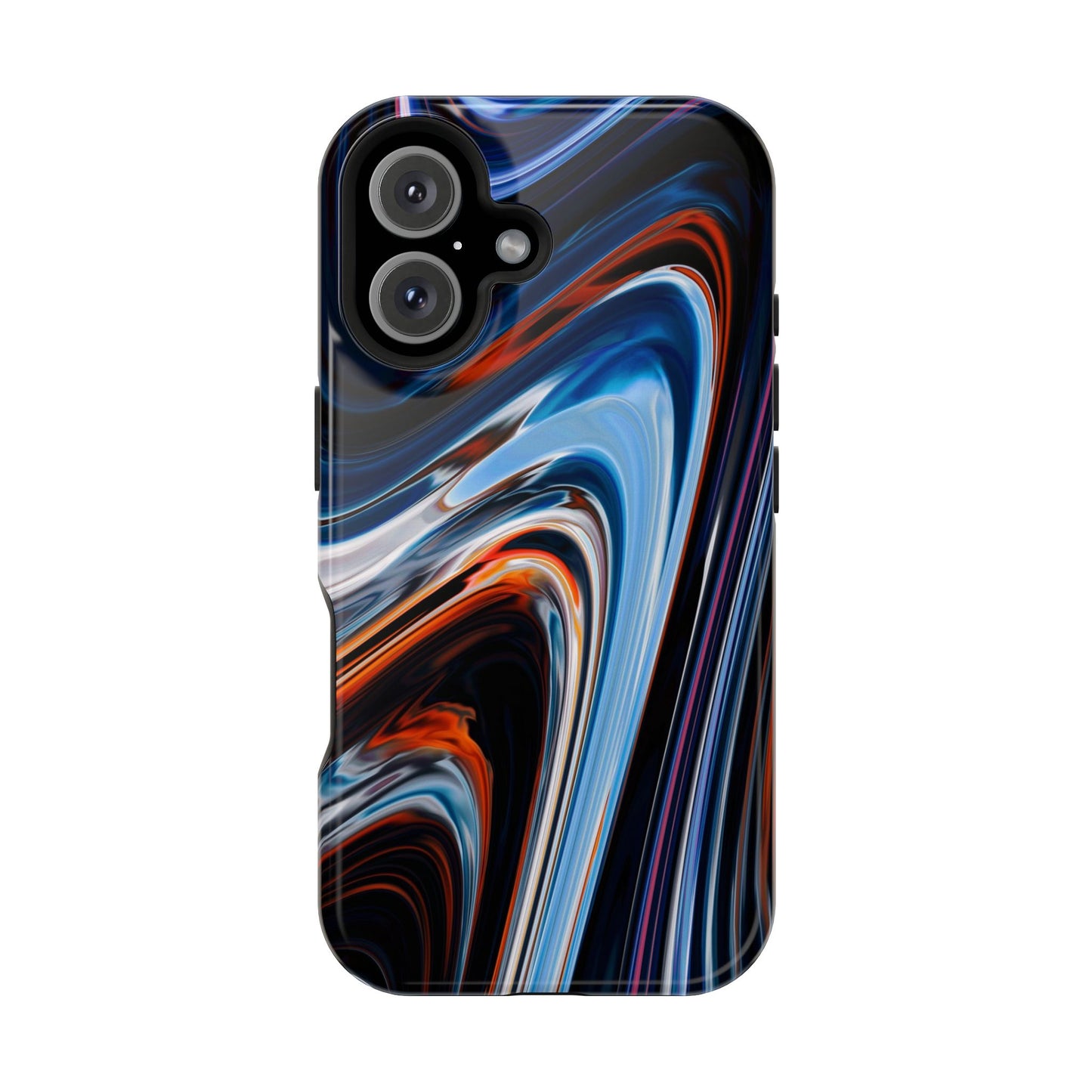Vibrant Swirl Energy Phone Case – MagSafe Compatible for iPhone & Samsung Galaxy