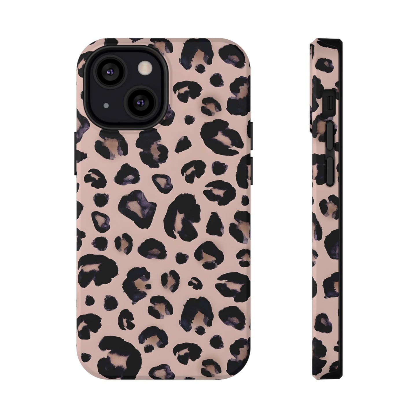 Chic Leopard Print Phone Case – MagSafe Compatible for iPhone & Samsung Galaxy
