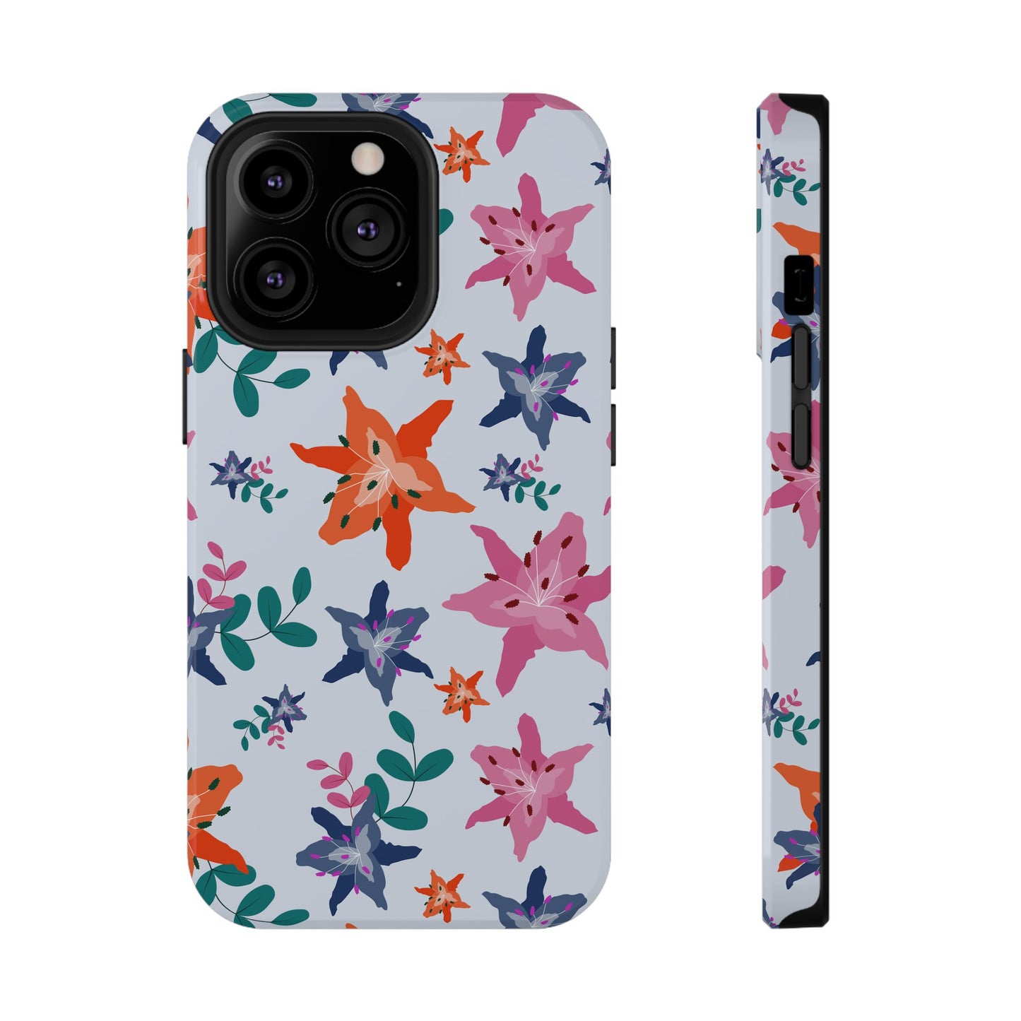 Watercolor Lily Garden Phone Case – MagSafe Compatible for iPhone & Samsung Galaxy