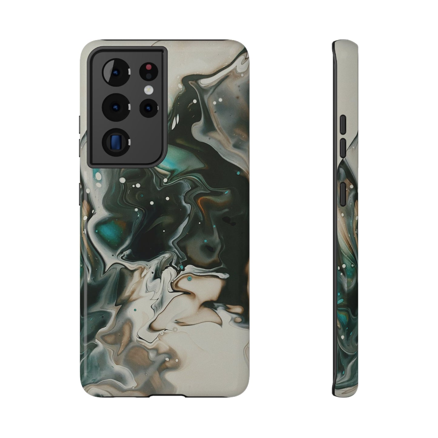 Terra Mist Earthtone Marble Phone Case – MagSafe Compatible for iPhone & Samsung Galaxy