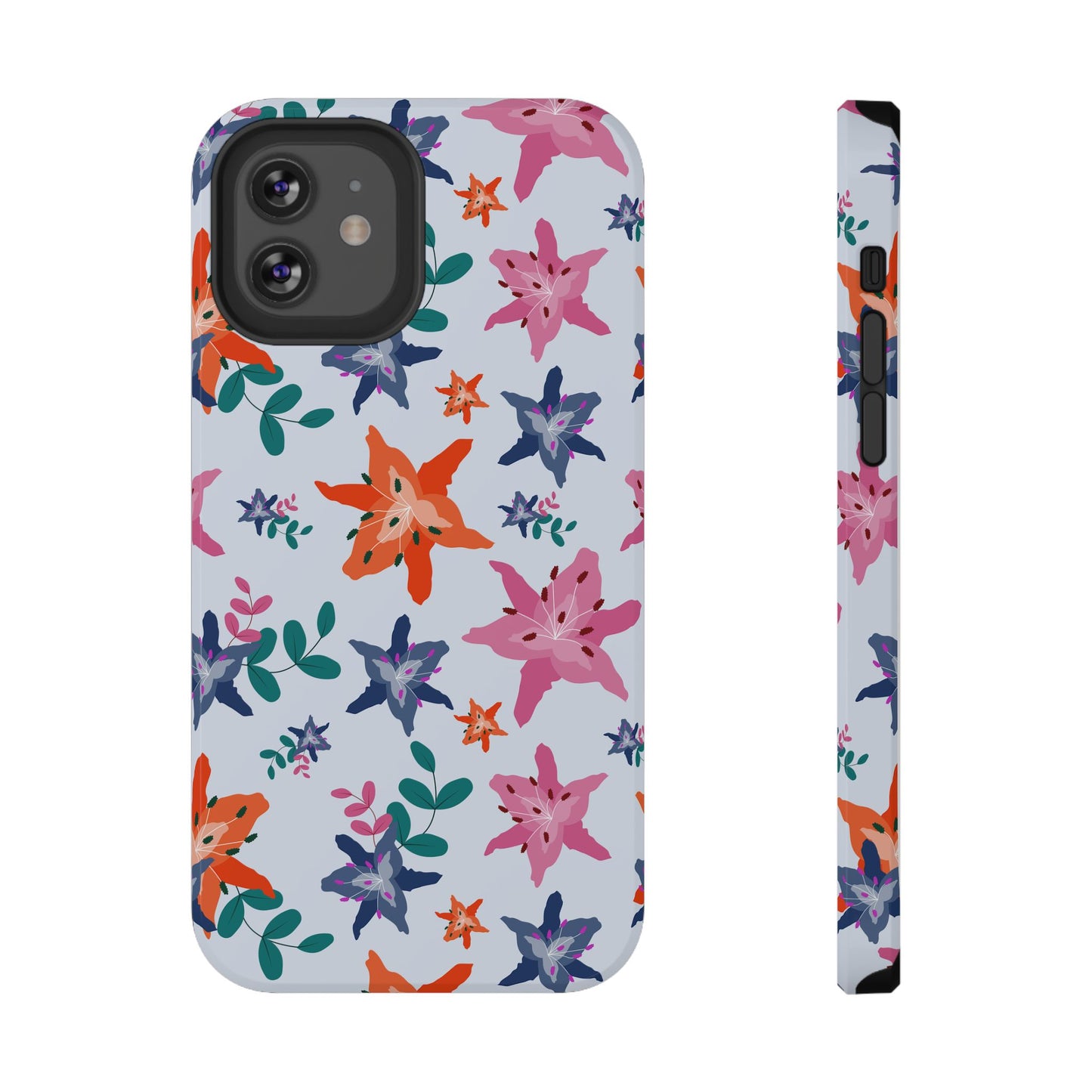 Watercolor Lily Garden Phone Case – MagSafe Compatible for iPhone & Samsung Galaxy